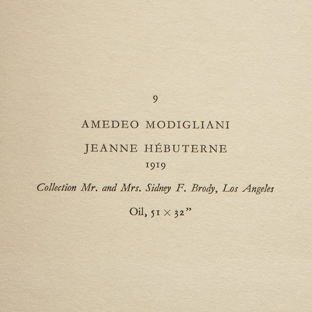 1940s After Amedeo Modigliani "Jeanne Hebuterne", First Edition Swiss Offset Lithograph - 5