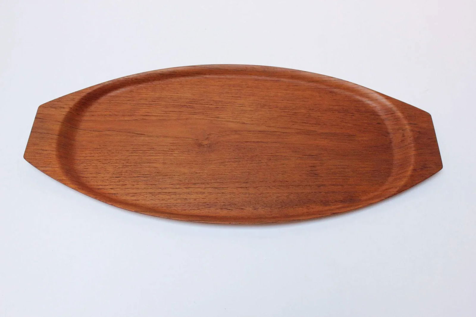 1960s Sculptural Swedish Modern Teak "Gondola" Tray by Tapio Wirkkala for Kalmar - 3
