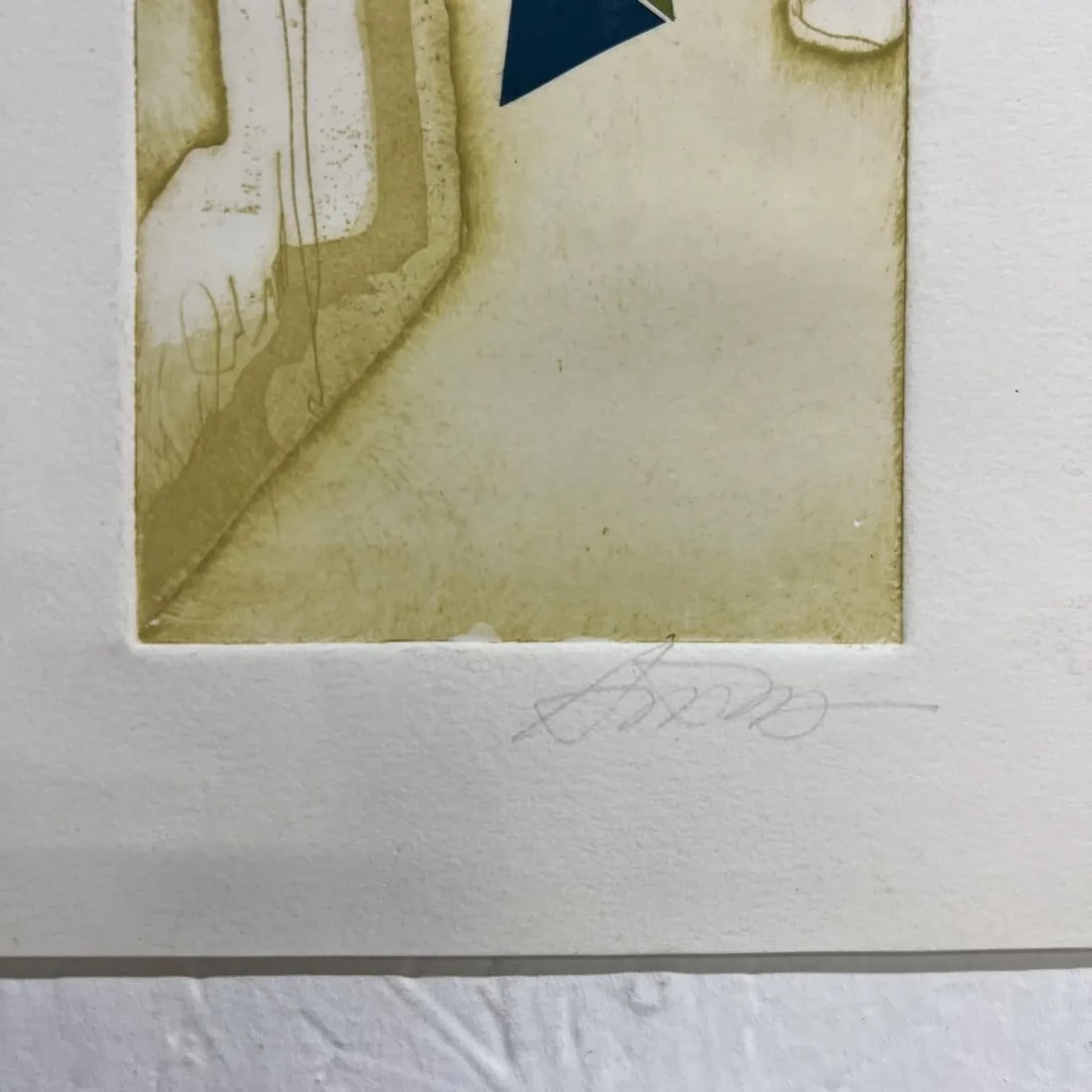 1990s Abstract Modern Signed Color Artwork on Paper - 3