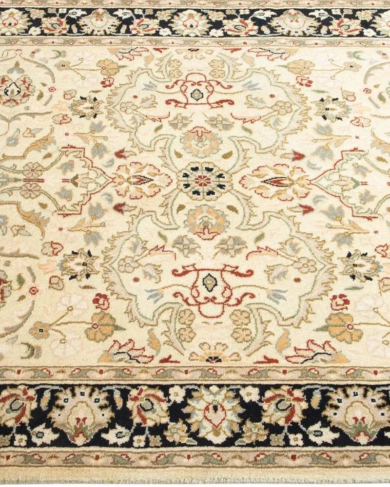 Mogul, One-of-a-Kind Hand-Knotted Area Rug in Beige, 3' 0" x 5' 0" - 4