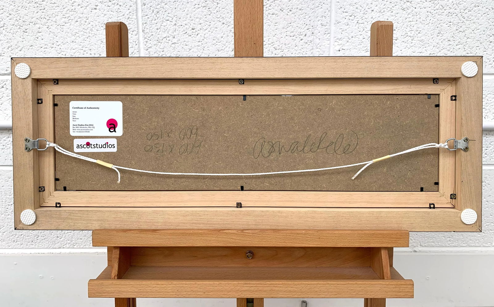 Panoramic Black & White Painting of Westminster Victoria Embankment London City, 2017 - 7