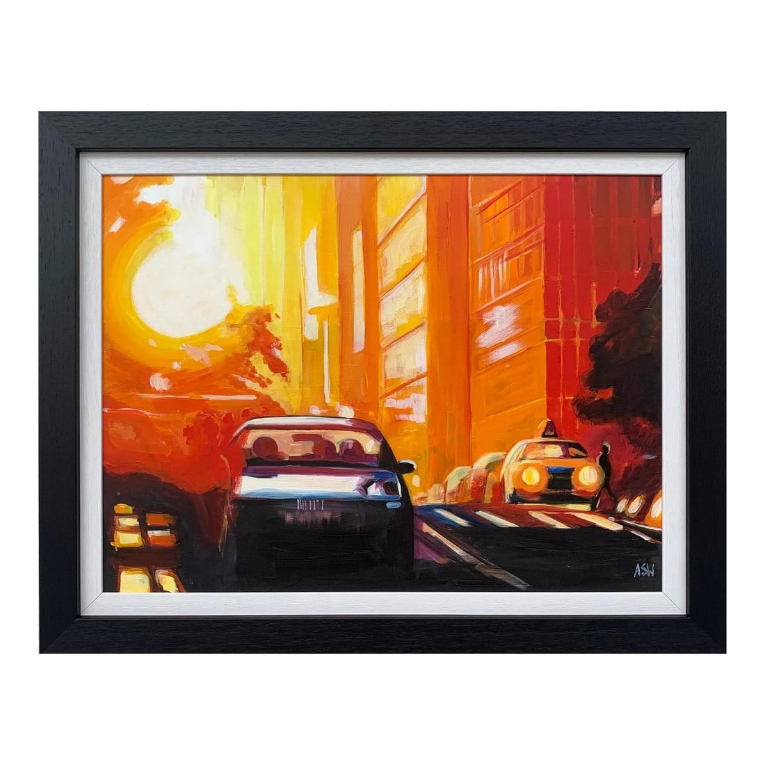 Street Study of Manhattan Henge Sunshine New York City by English Urban Artist (1 of 7)
