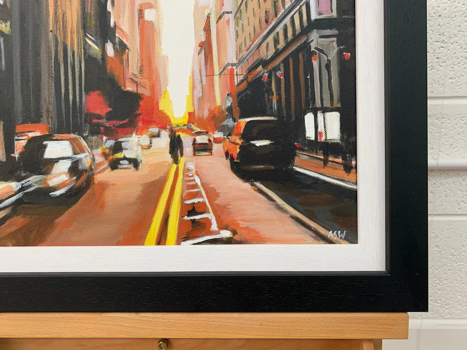 New York City Street Scene Painting by Contemporary British Artist - 12