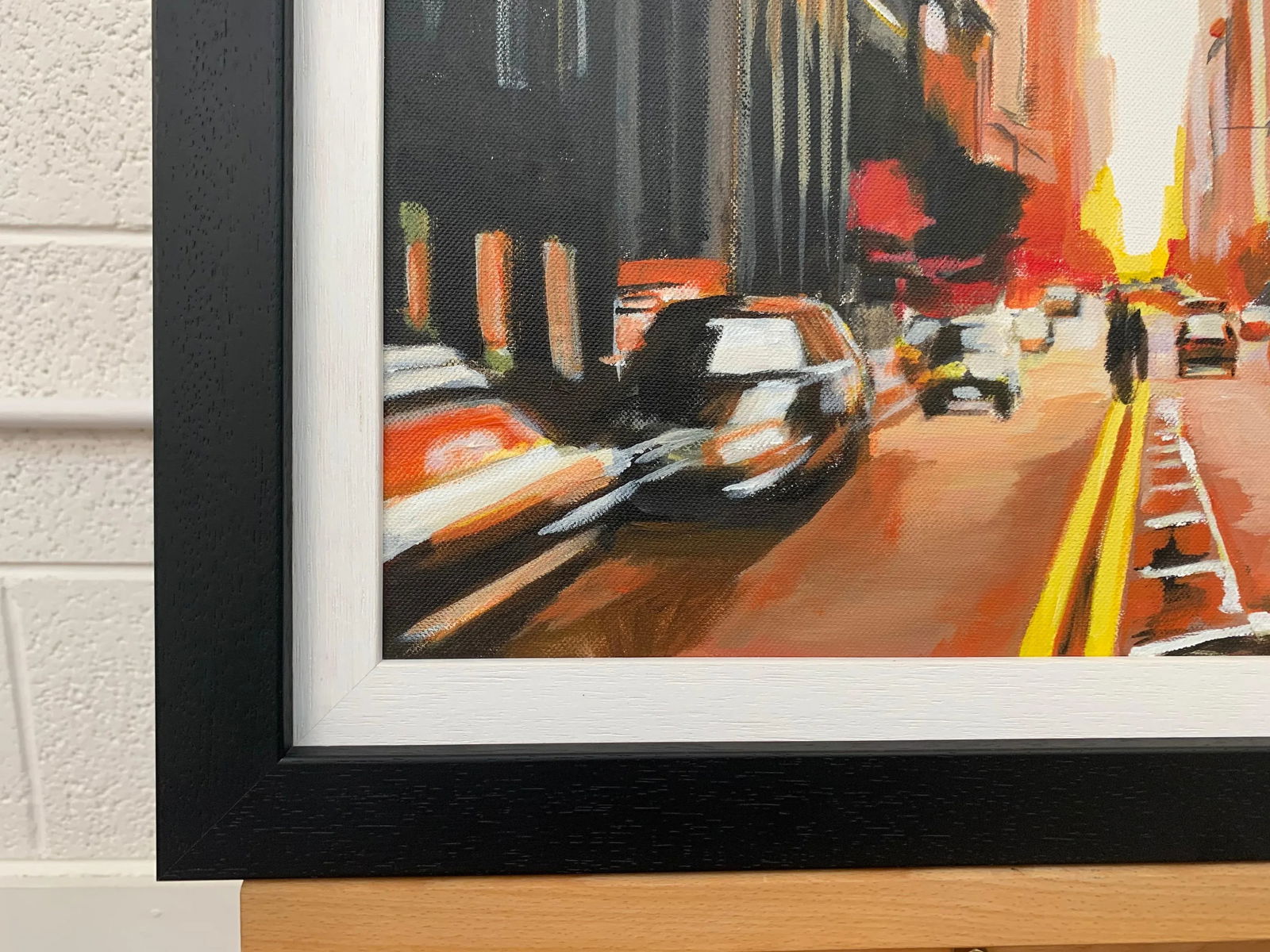 New York City Street Scene Painting by Contemporary British Artist - 3