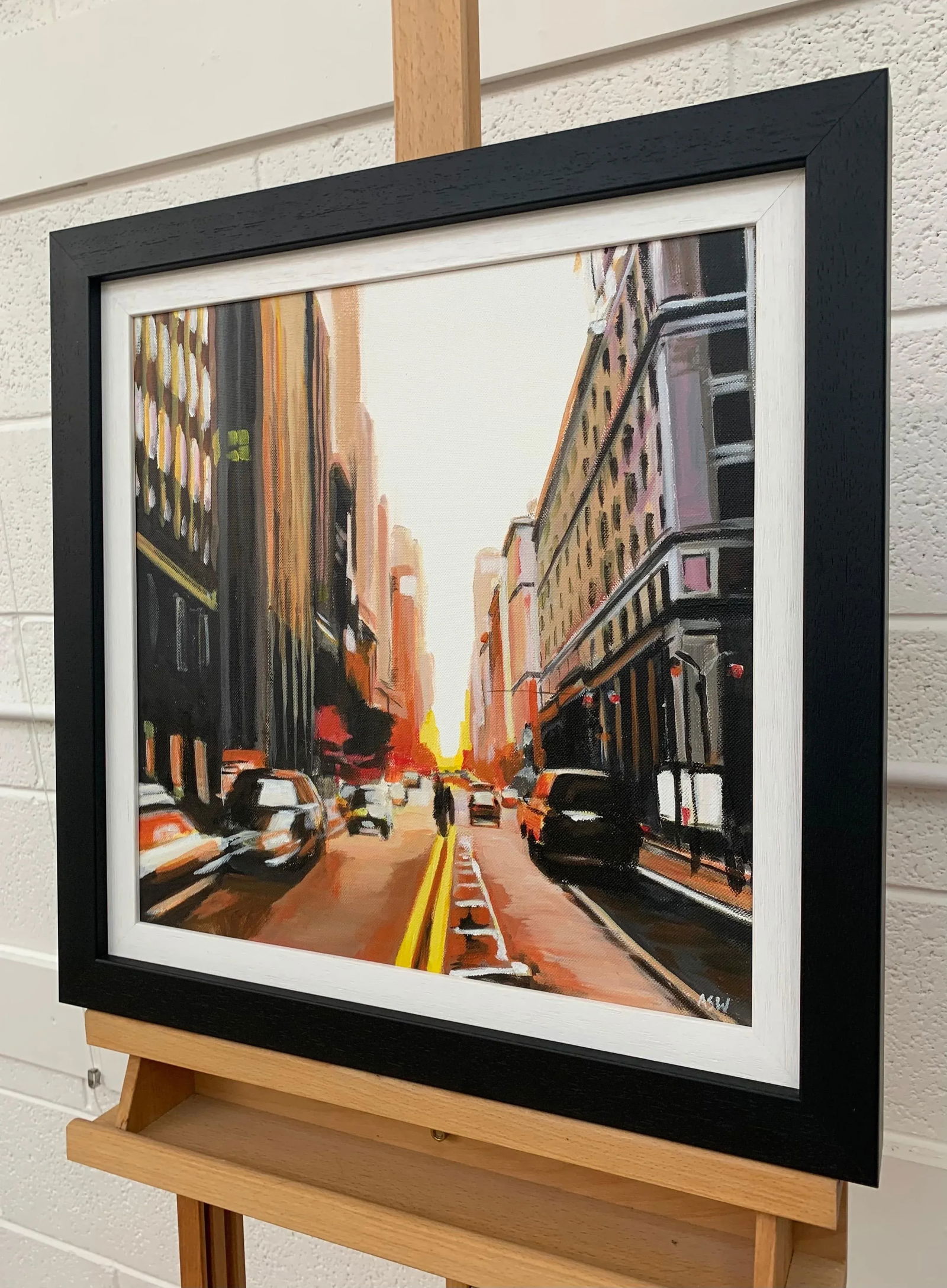 New York City Street Scene Painting by Contemporary British Artist - 7