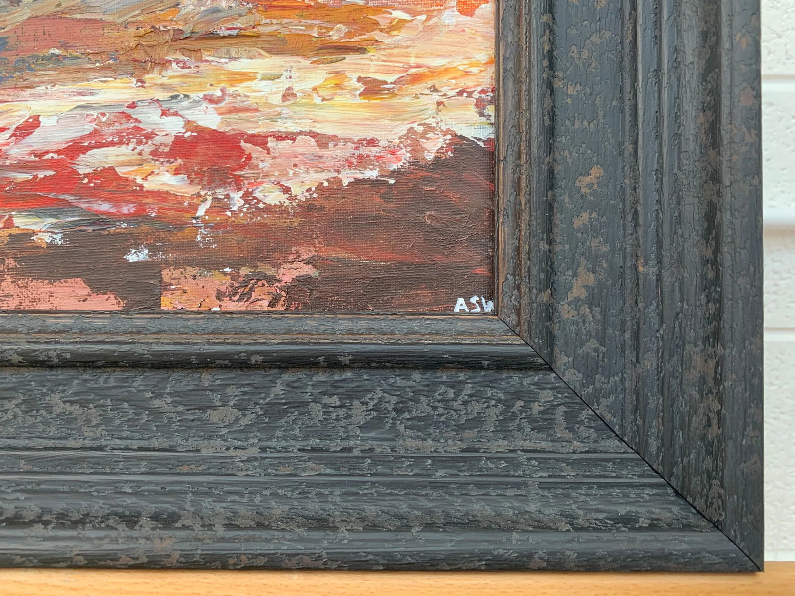 Abstract Landscape Study Using Earthy Brown Colours by Leading English Artist - 10