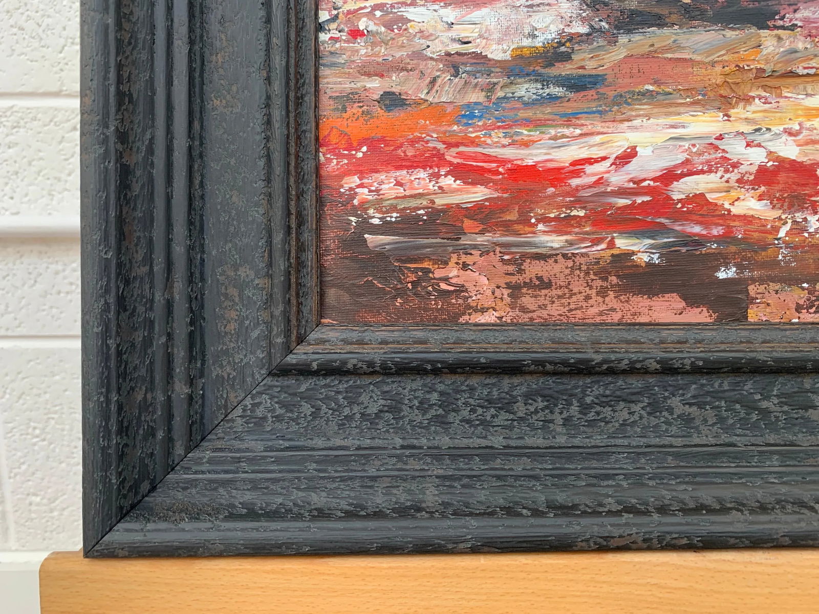 Abstract Landscape Study Using Earthy Brown Colours by Leading English Artist - 12