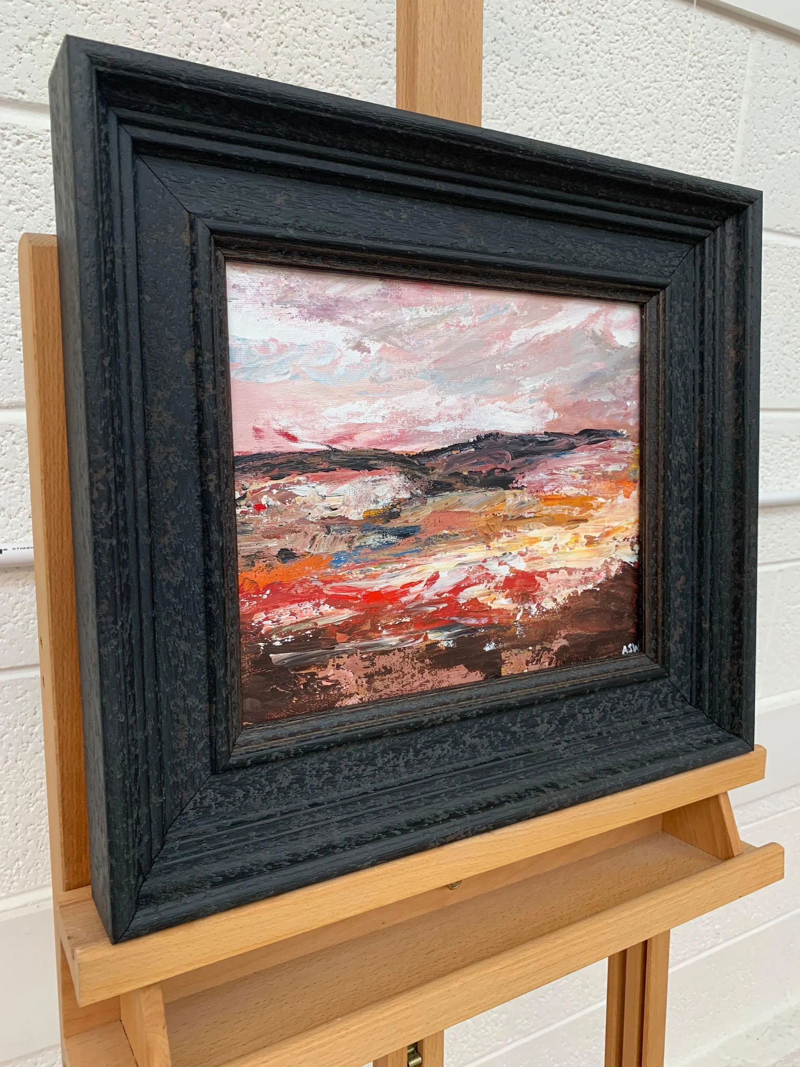 Abstract Landscape Study Using Earthy Brown Colours by Leading English Artist - 7