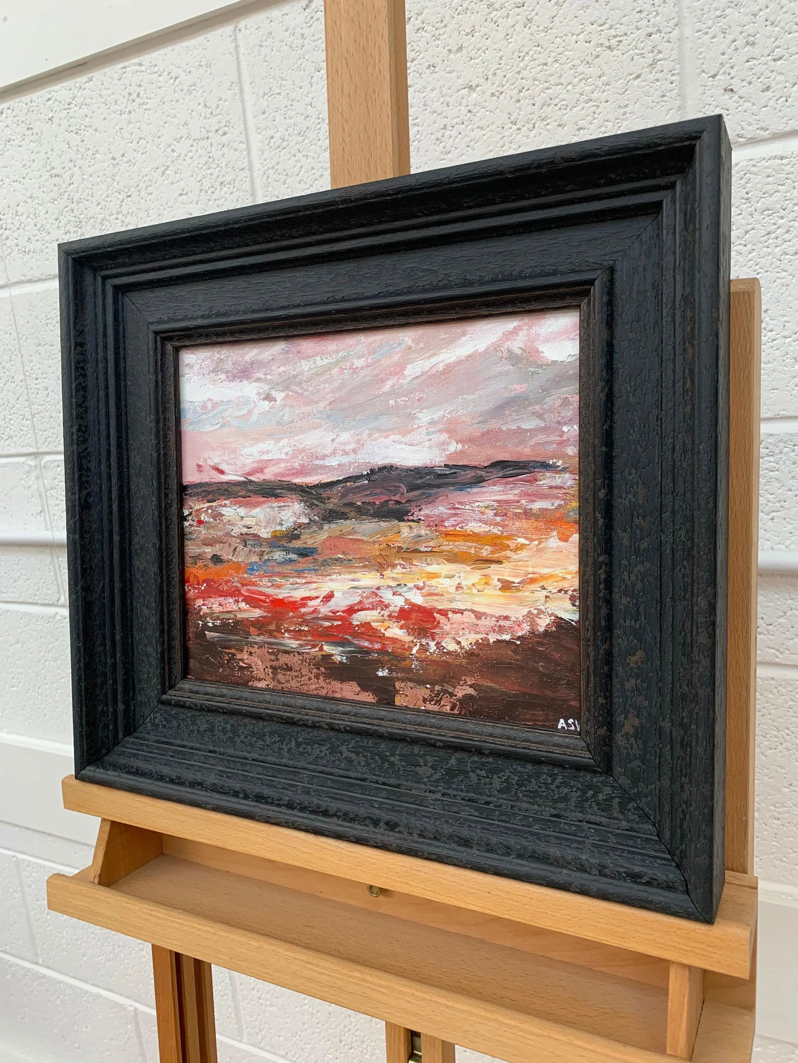 Abstract Landscape Study Using Earthy Brown Colours by Leading English Artist - 9