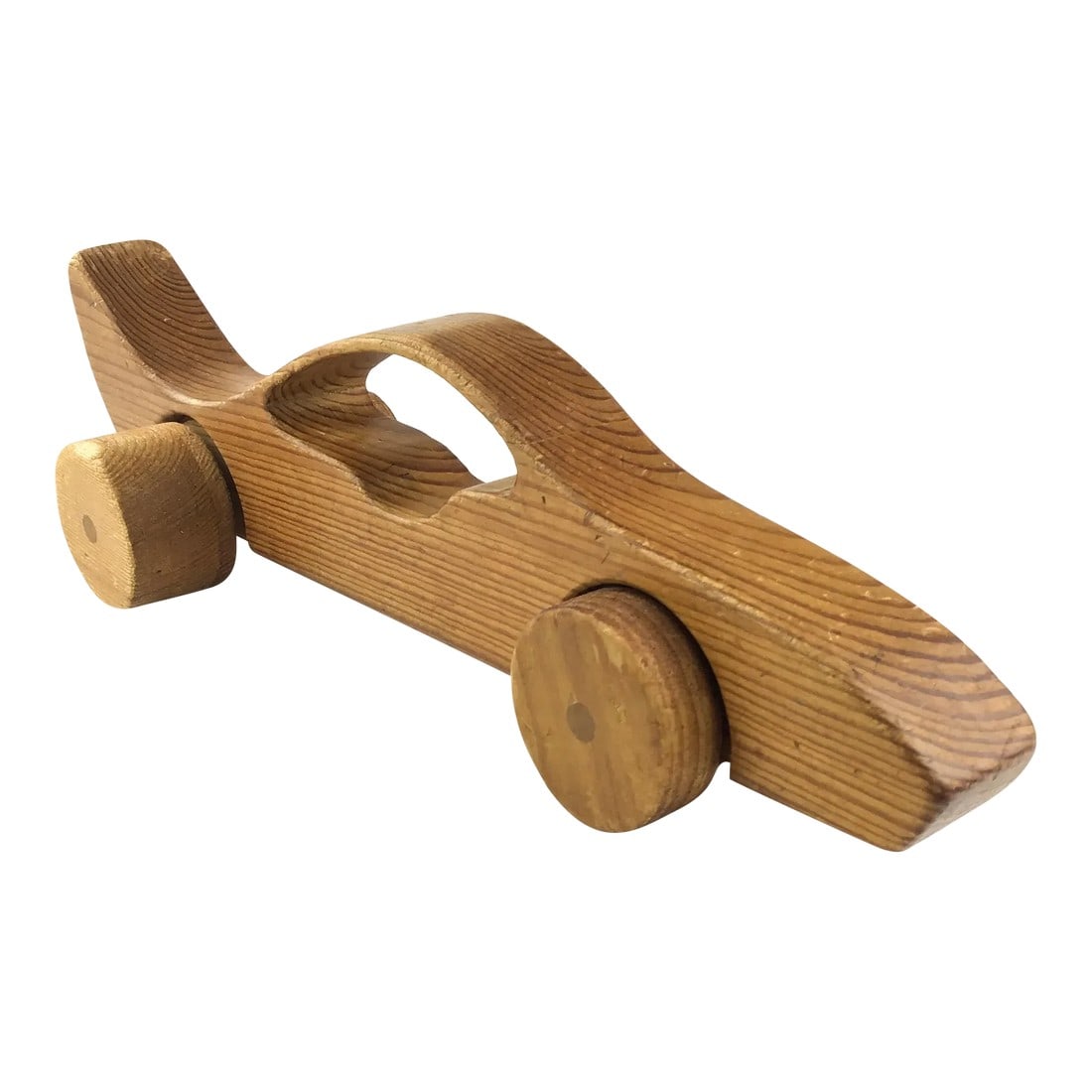 Vintage Wood Toy Push Sports Car: Very cool all wood toy sports car with handle. We love this design. Sit the car on a shelf or push it all over the house. Sturdy enough for a toddler and strong enough for a man cave. For the one who