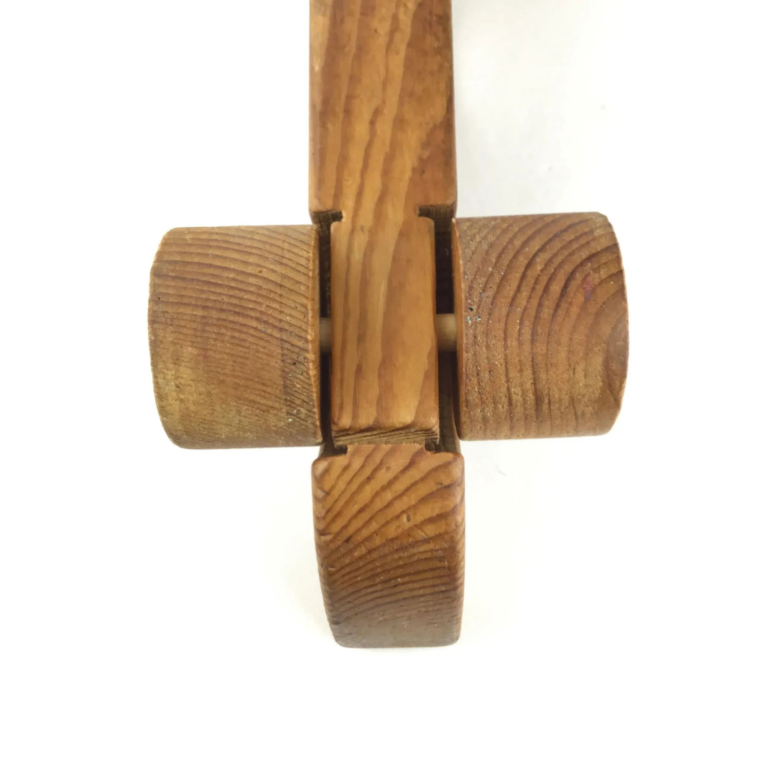 Vintage Wood Toy Push Sports Car - 9