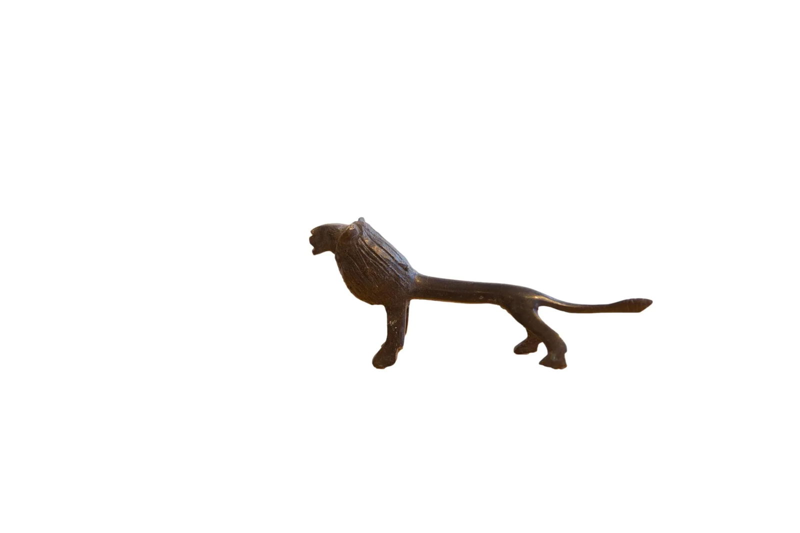 Vintage African Lion With Dark Patina - 5