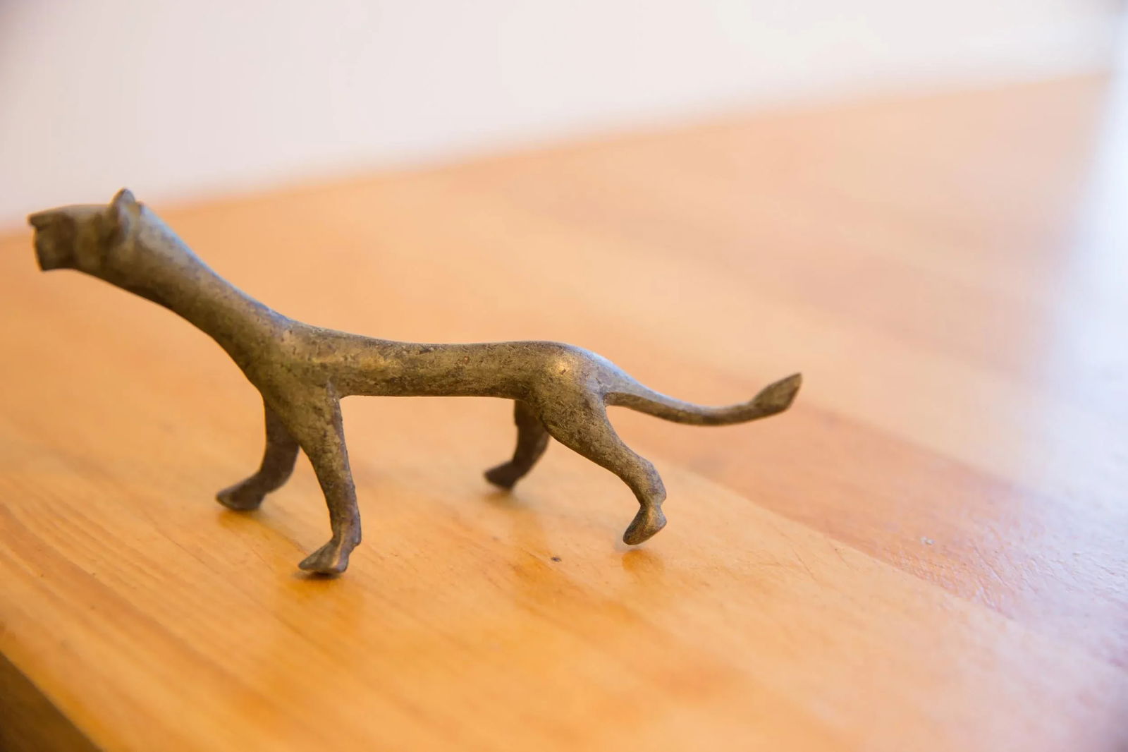 Vintage African Oxidized Cheetah - 2