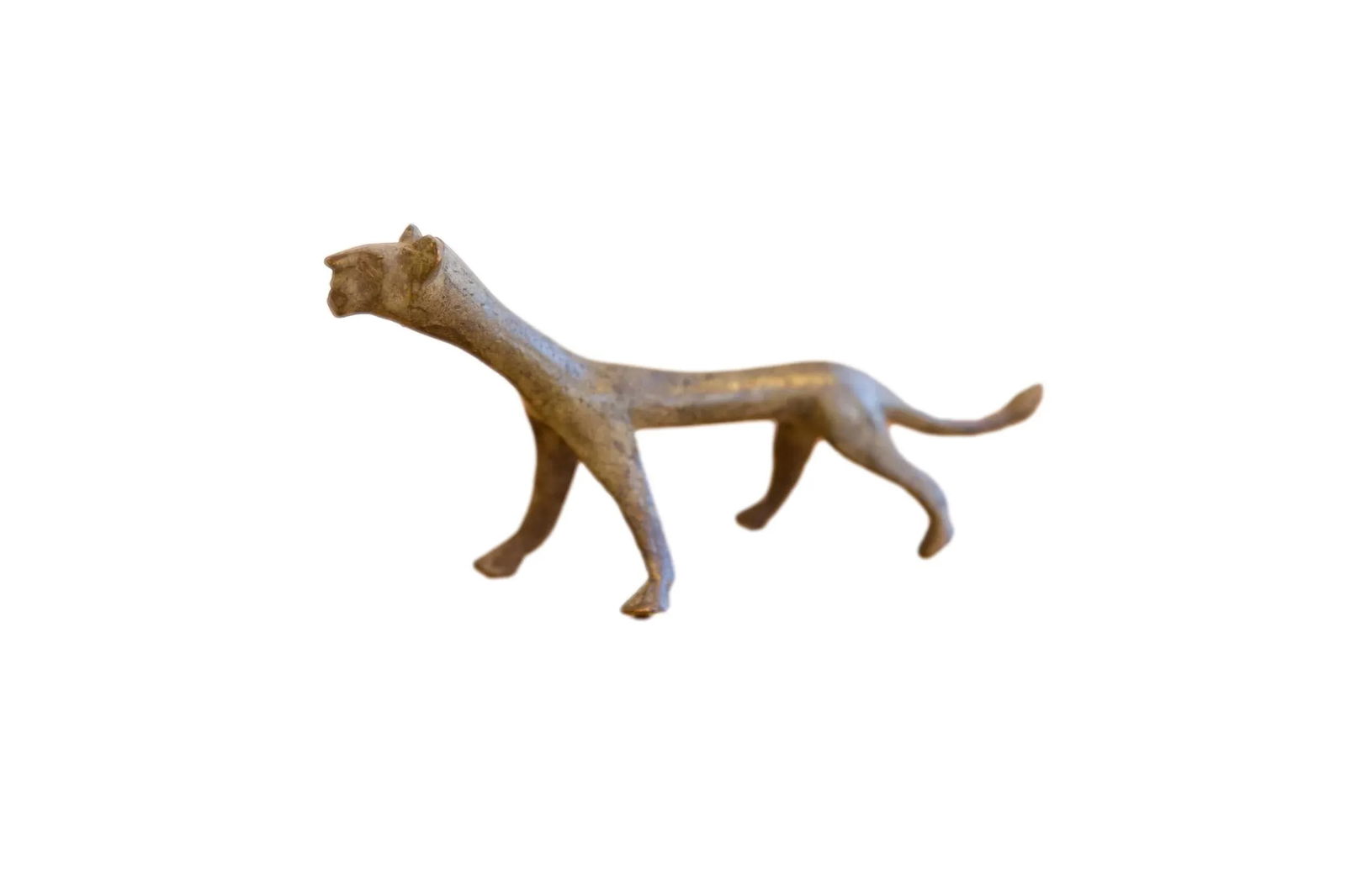 Vintage African Oxidized Cheetah - 5