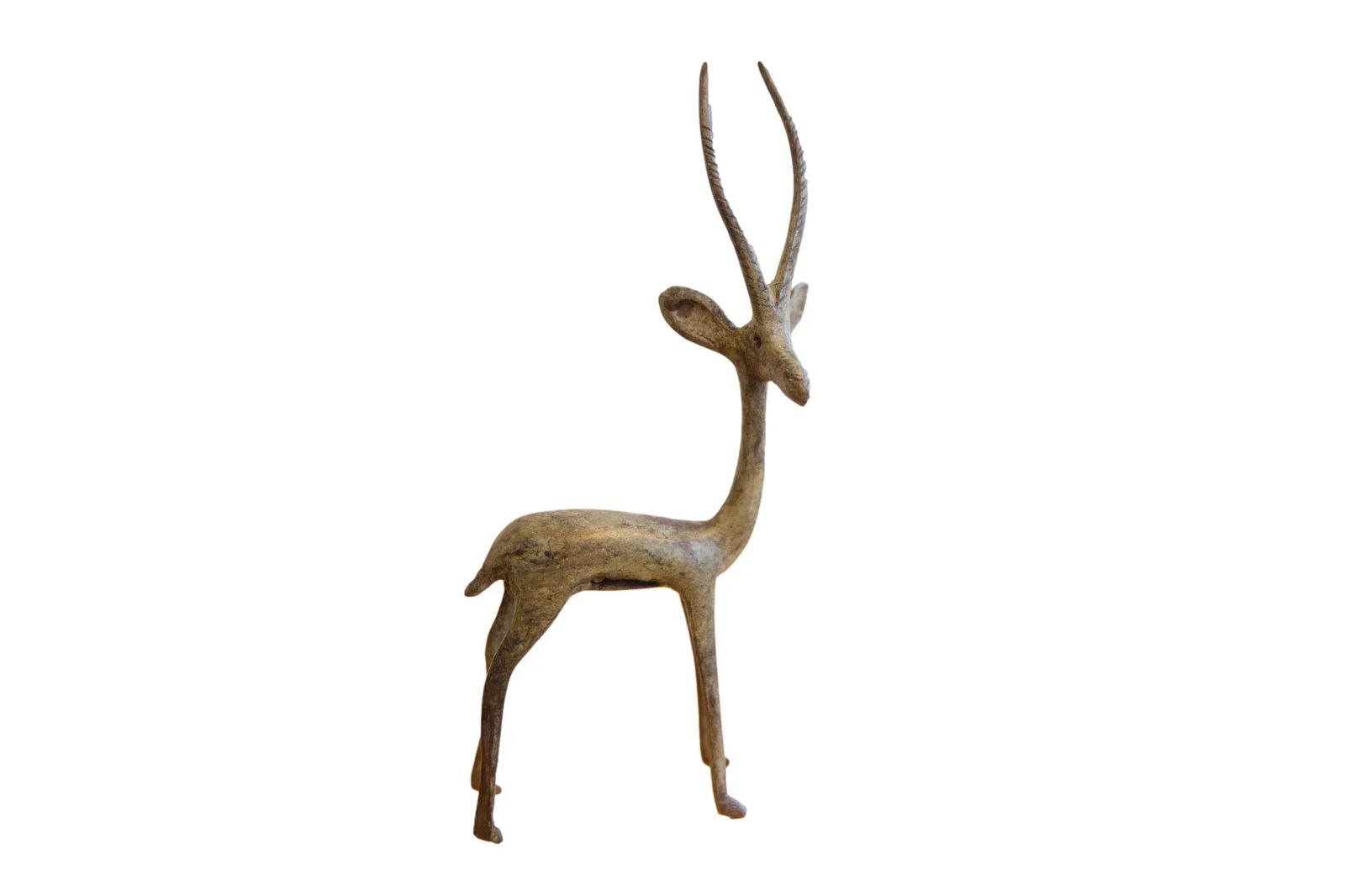 Vintage African Right Facing Oxidized Gazelle - 4