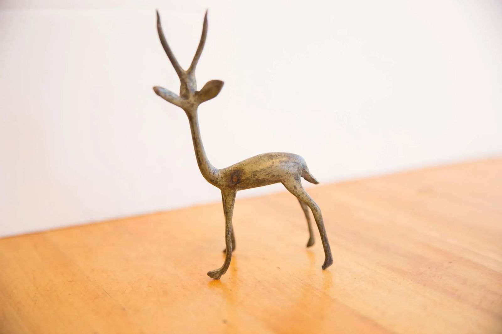 Vintage African Right Facing Oxidized Gazelle - 2