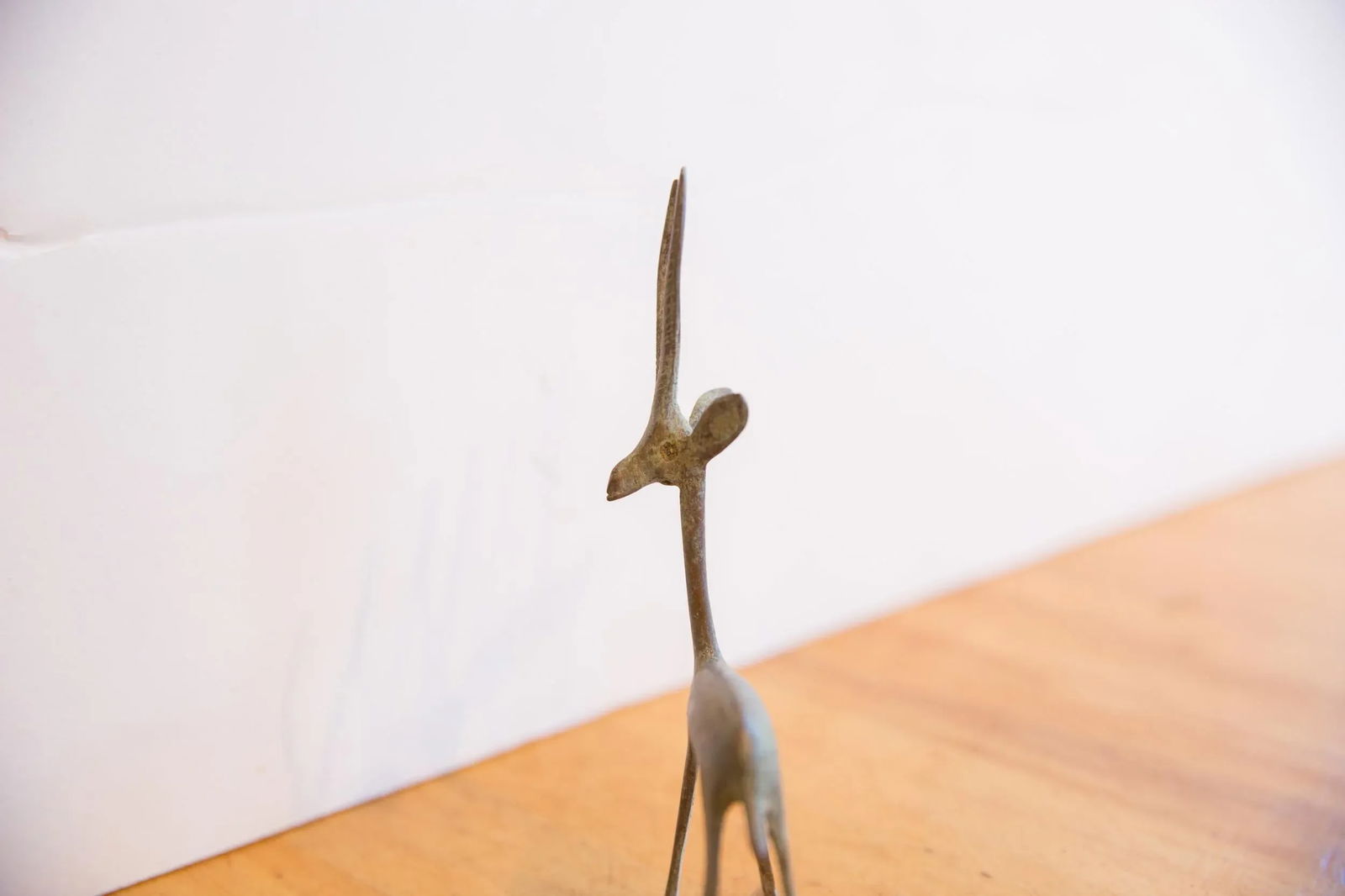 Vintage African Left Facing Oxidized Gazelle - 4