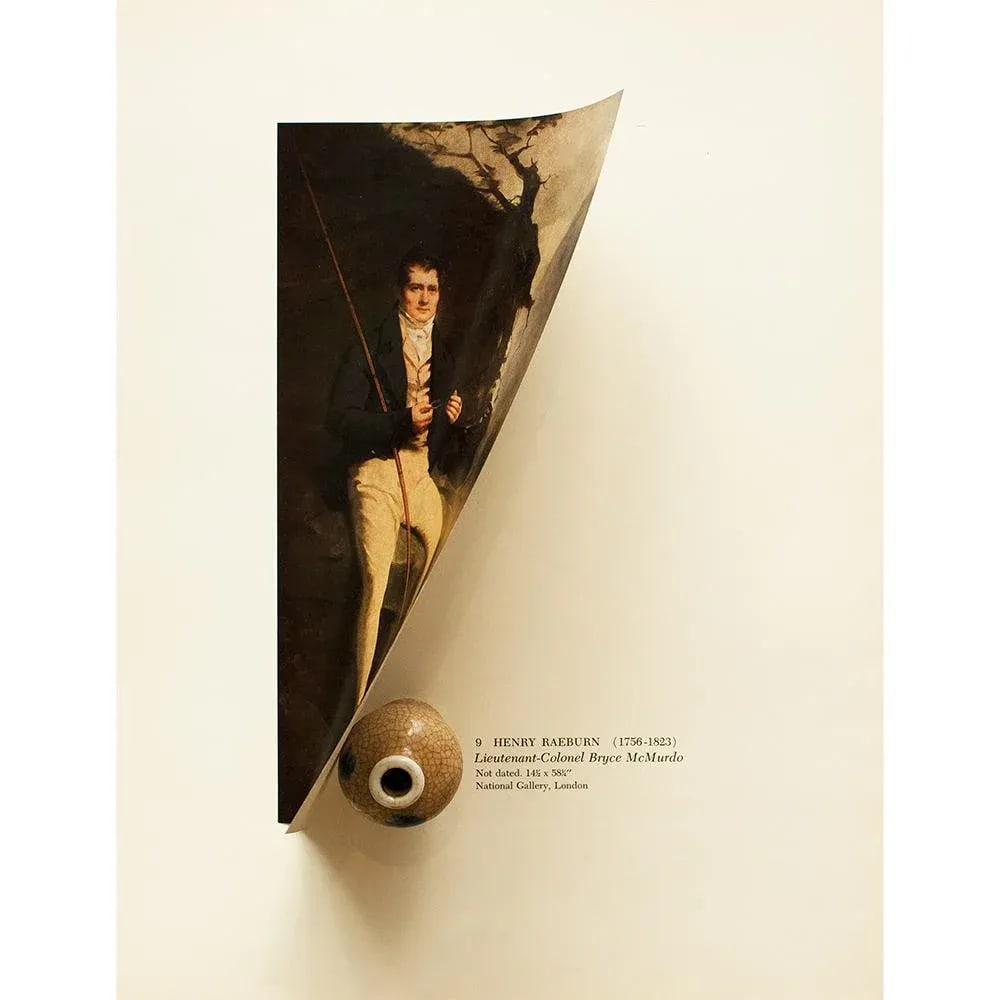1956 After Henry Raeburn "Lieutenant-Colonel Bryce Mid-Century Modernurdo", Vintage Full-Color Print - 4