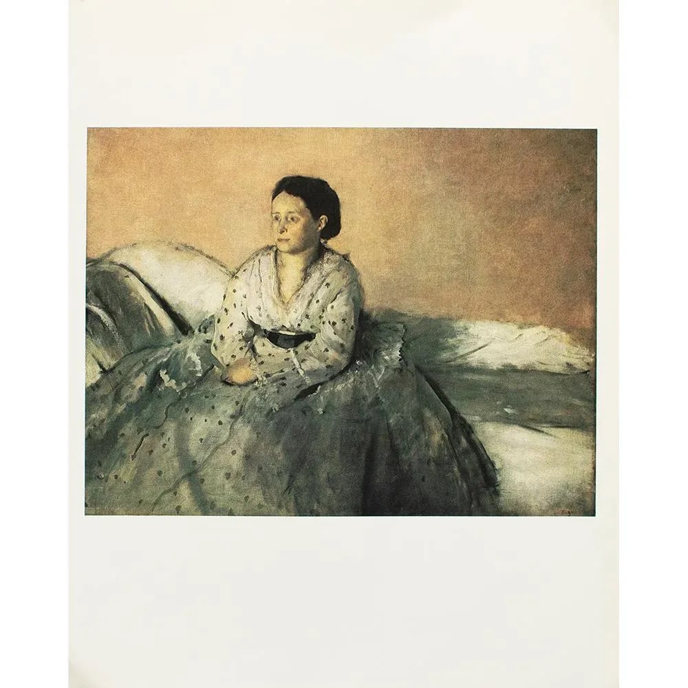 1977 After Edgar Degas "Madame Rene De Gas", Full-Color Print - 4