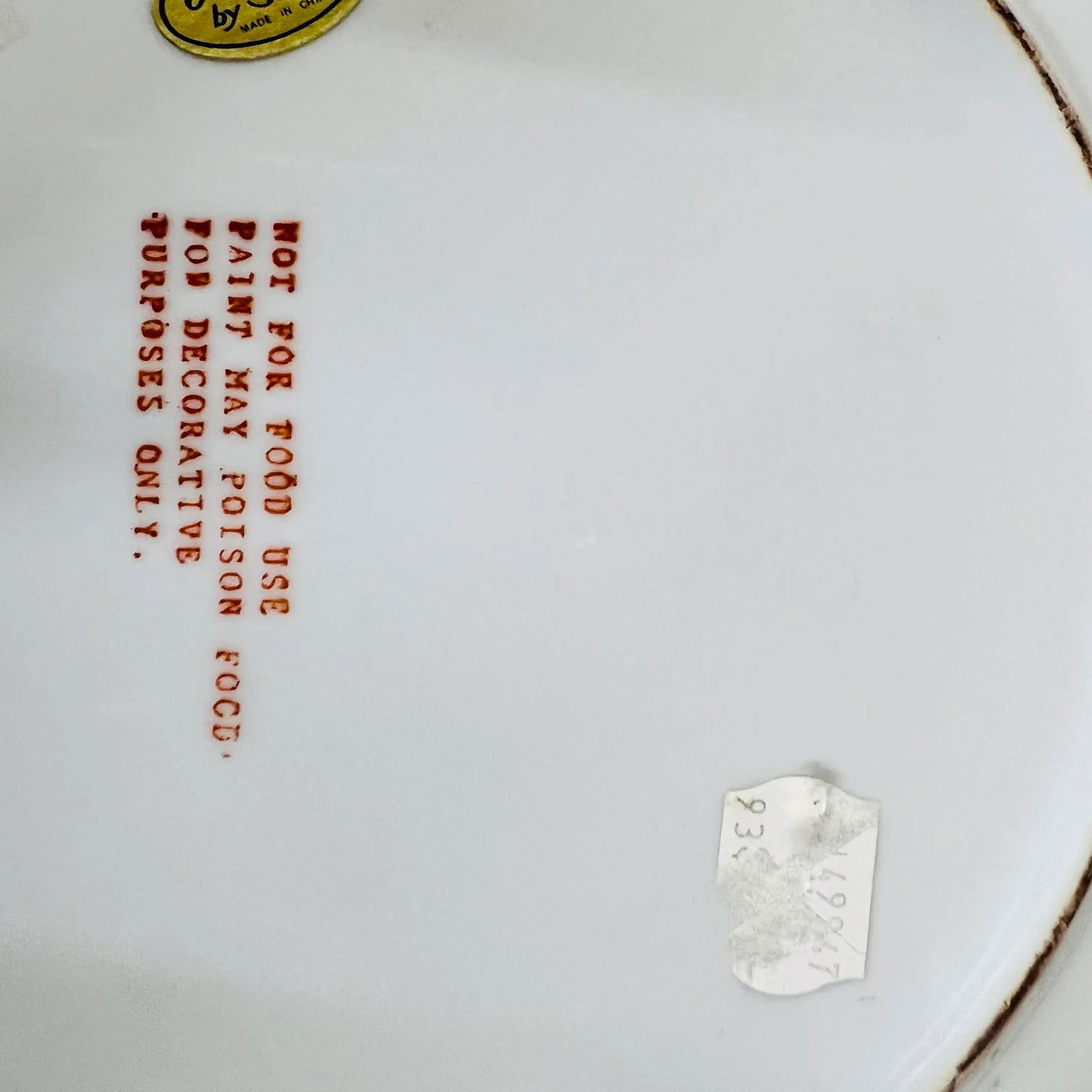 Andrea by Sadek Decorative Plate in Floral Pattern - 2