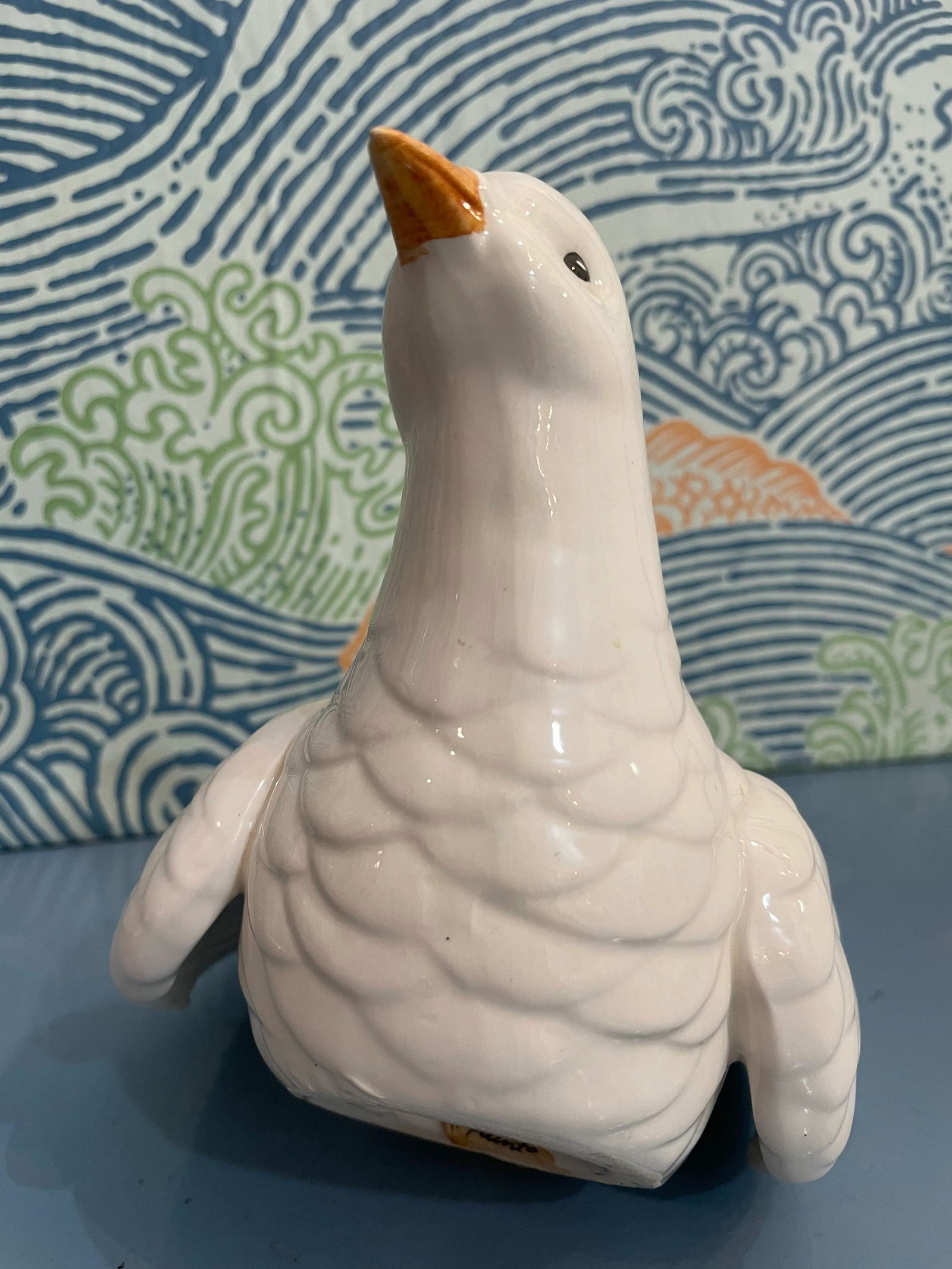 1970's Fitz and Floyd White Dove Planter or Vase - 5