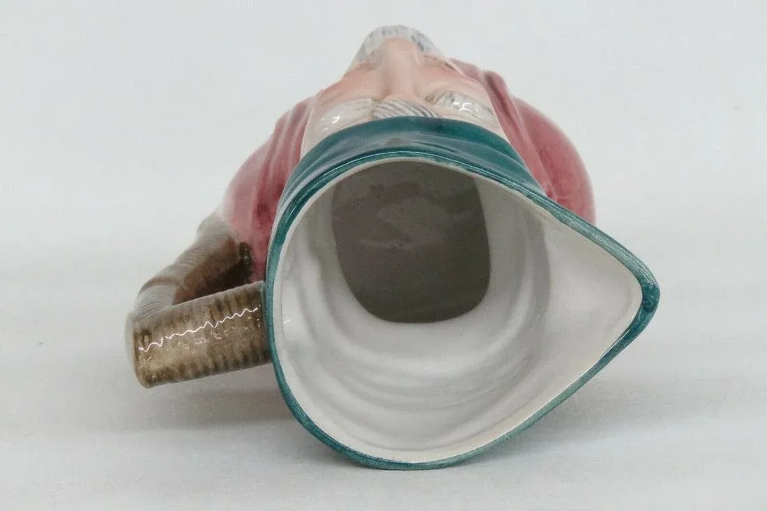 Old Man Green Hat Vintage Ceramic Character Mug - 4