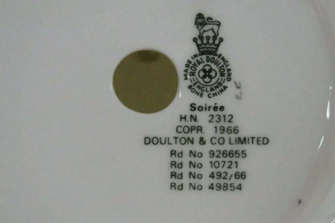 Royal Doulton HN2312 Soiree English Bone China Porcelain Figurine - 6