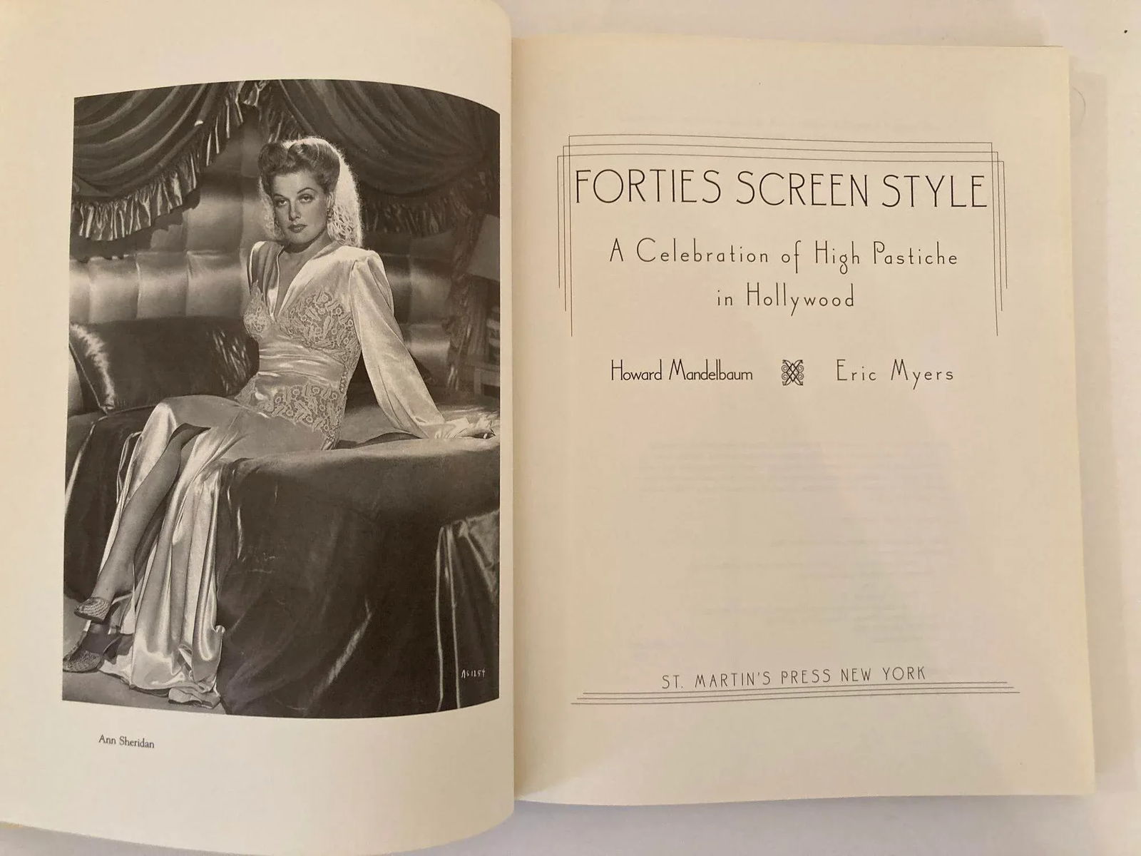 Forties Screen Style a Celebration of High Pastiche in Hollywood 1st Edition1989 - 6