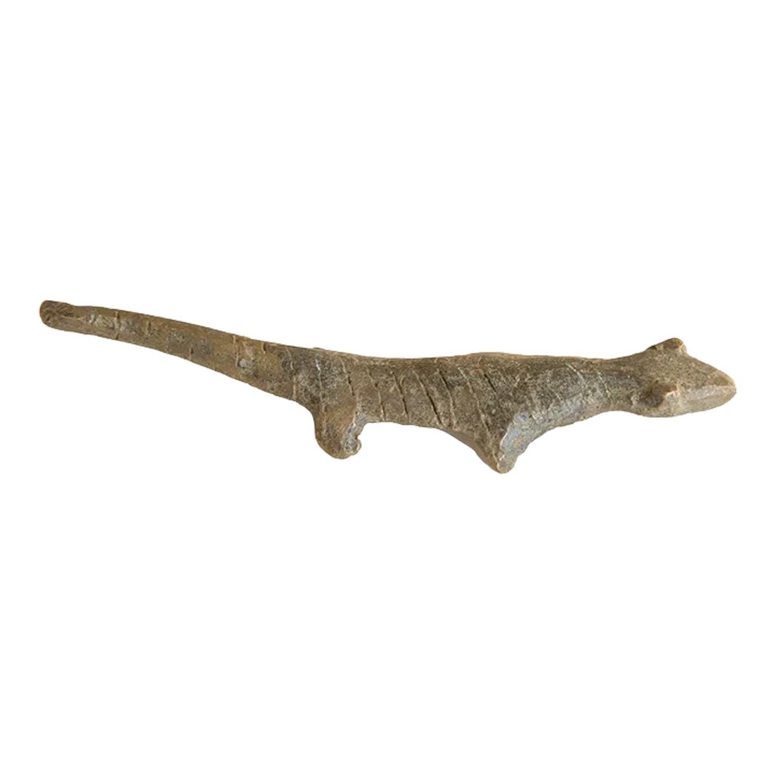 Vintage African Bronze Lizard (1 of 4)