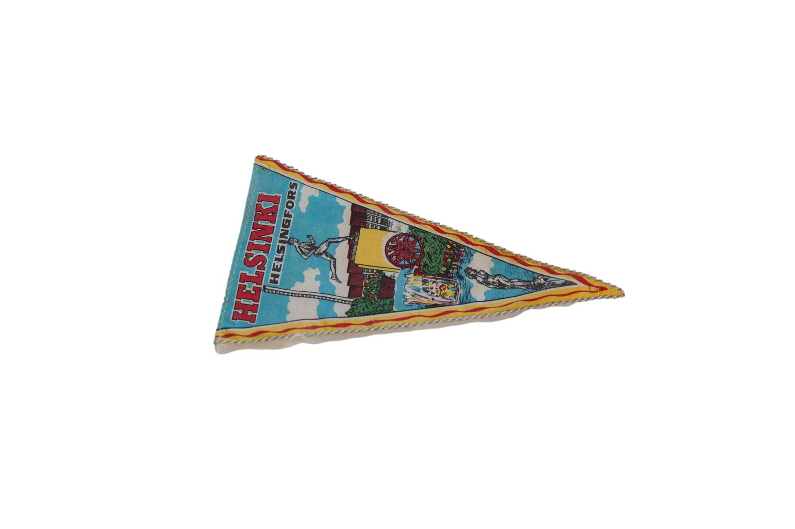 Helsinki Helsingfors Felt Flag Pennant - 2