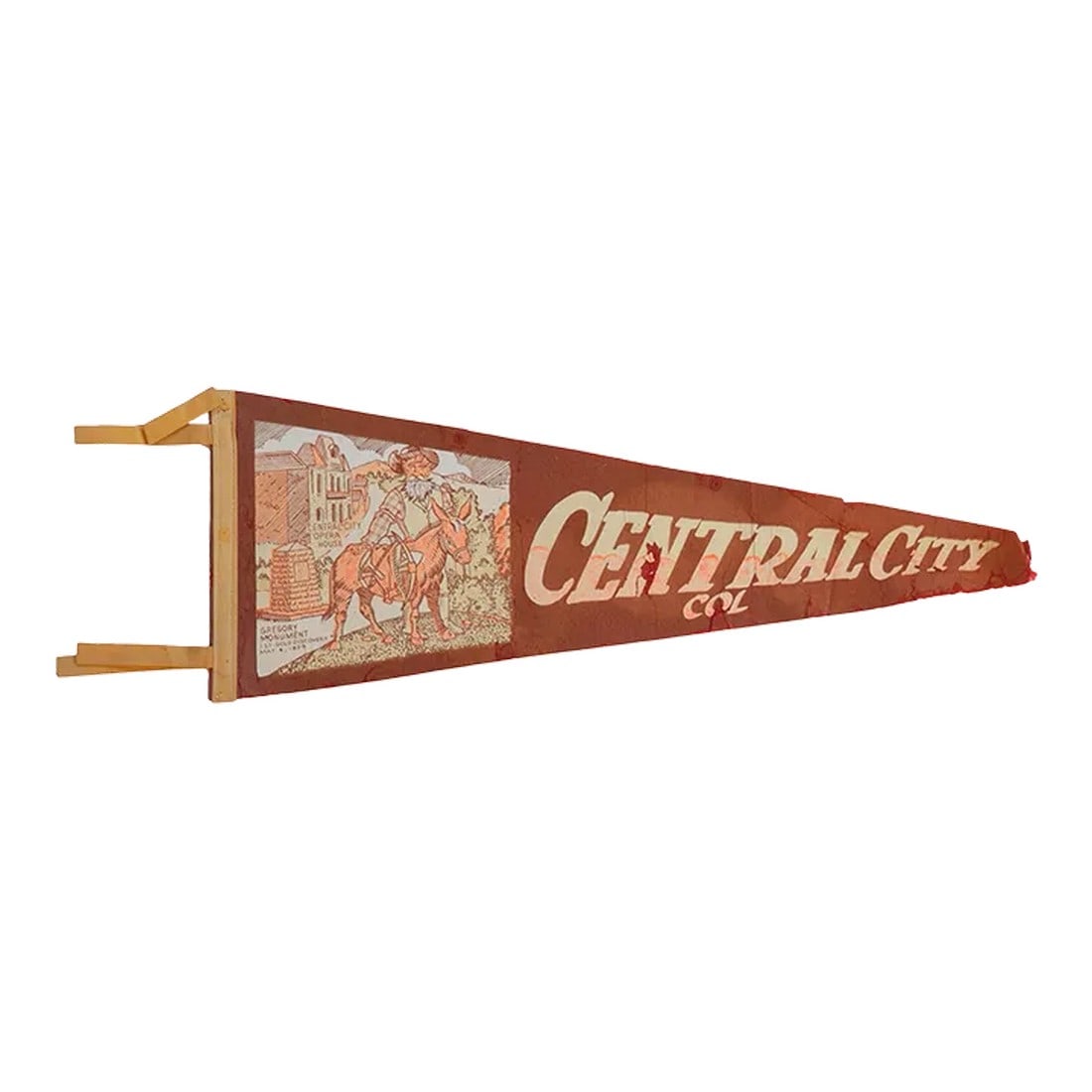Central City Colorado Felt Flag Pennant (1 of 3)