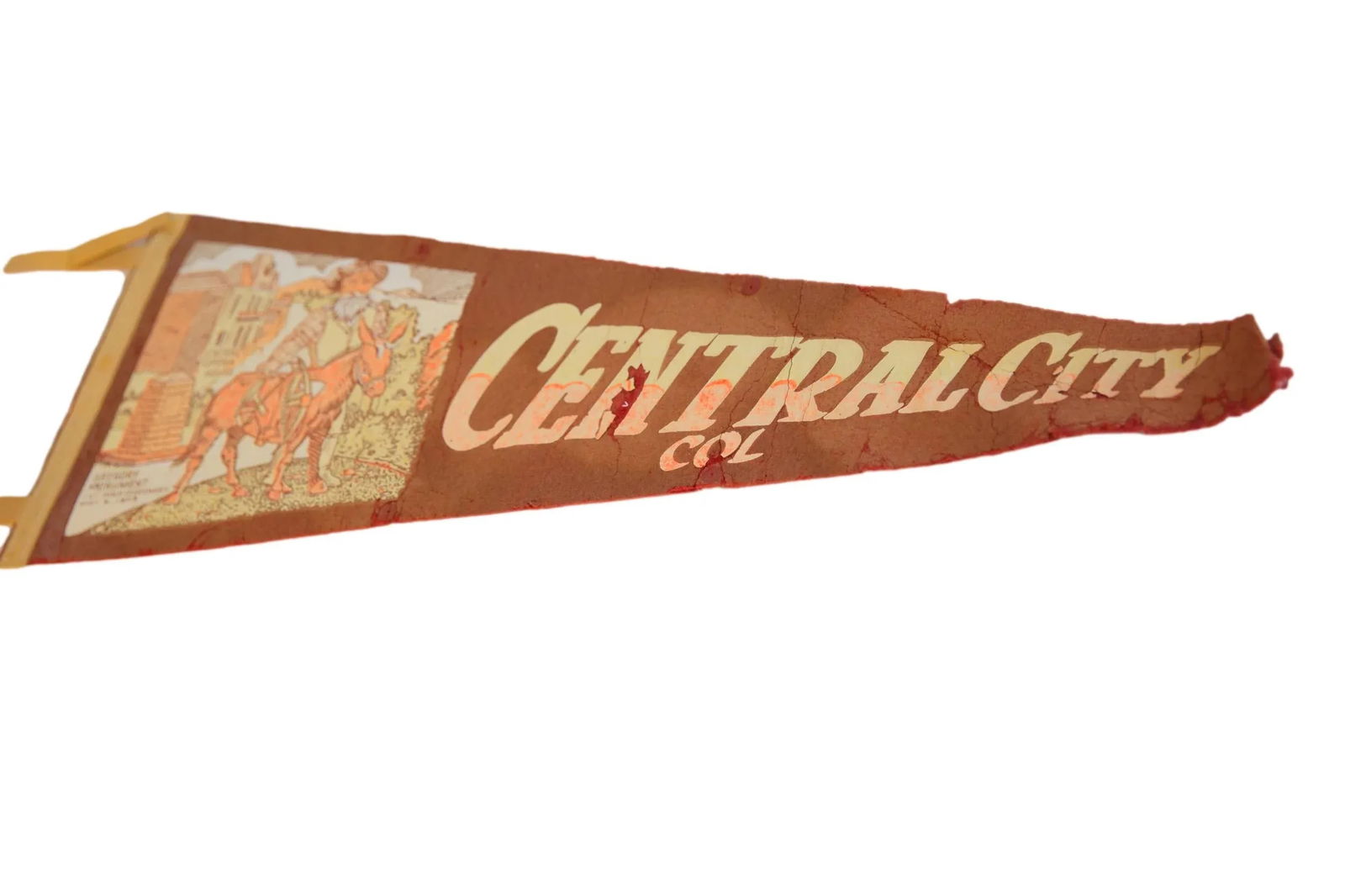 Central City Colorado Felt Flag Pennant - 2
