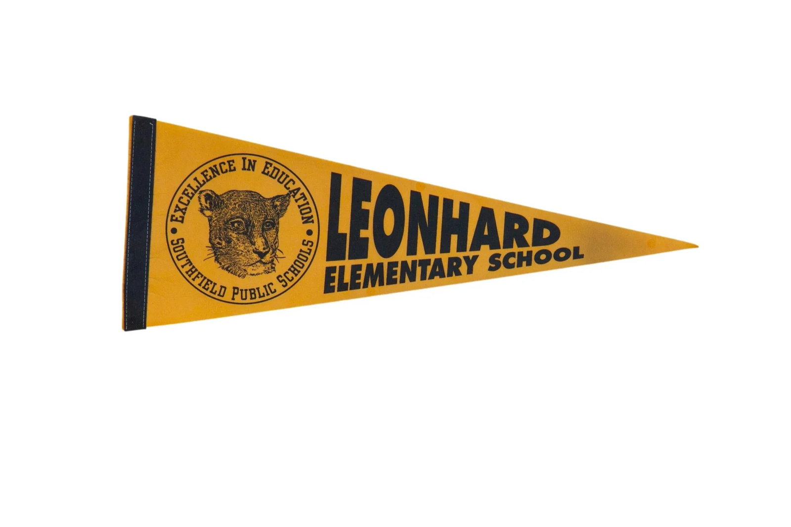 Leonhard Elementary School Felt Flag Pennant - 3