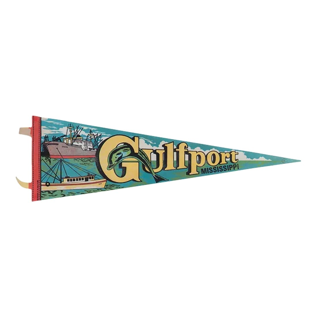 Gulfport Mississippi Felt Flag Pennant (1 of 3)