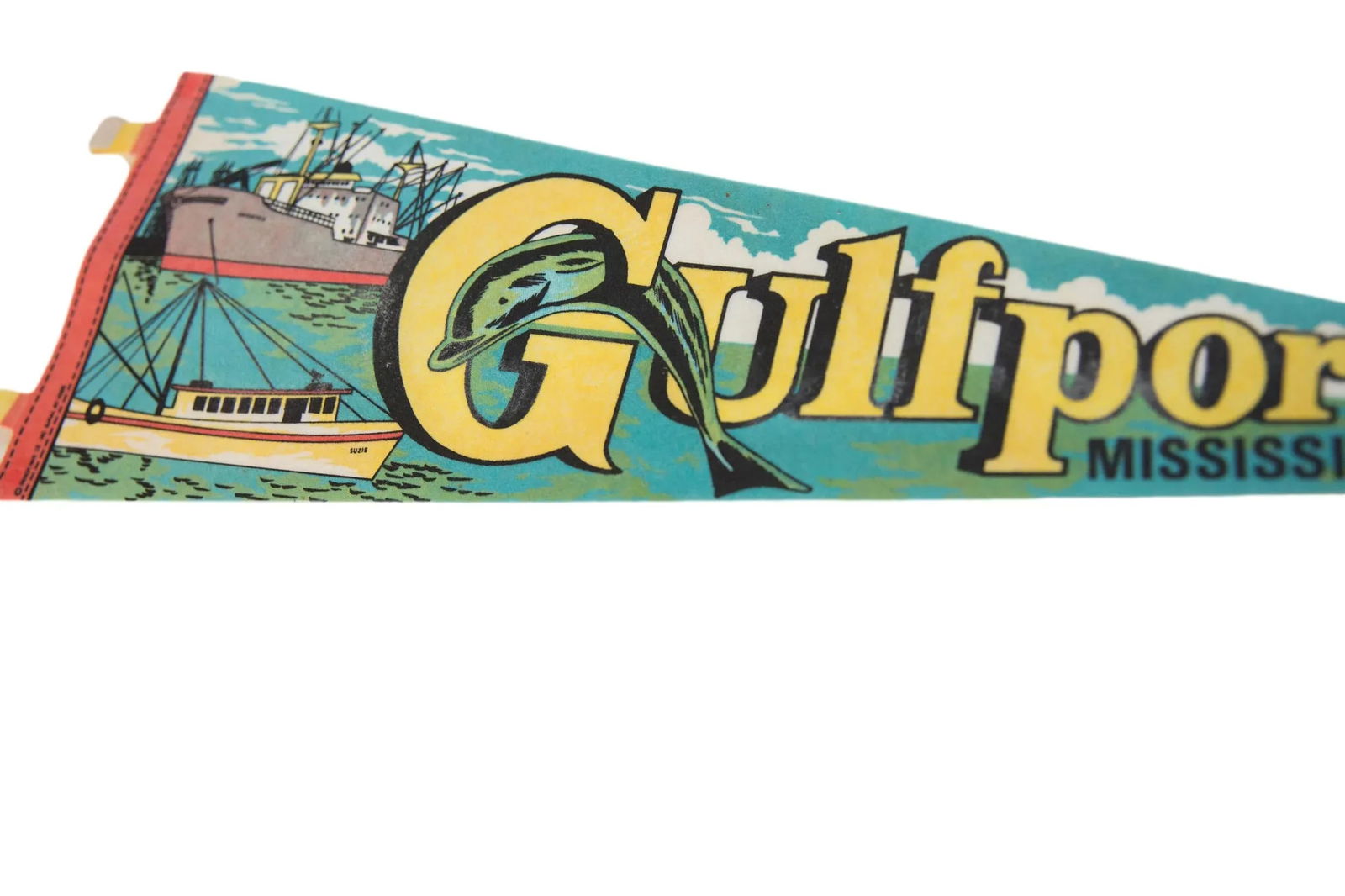Gulfport Mississippi Felt Flag Pennant - 2