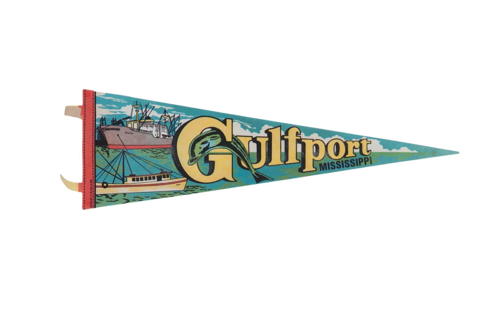 Gulfport Mississippi Felt Flag Pennant - 3