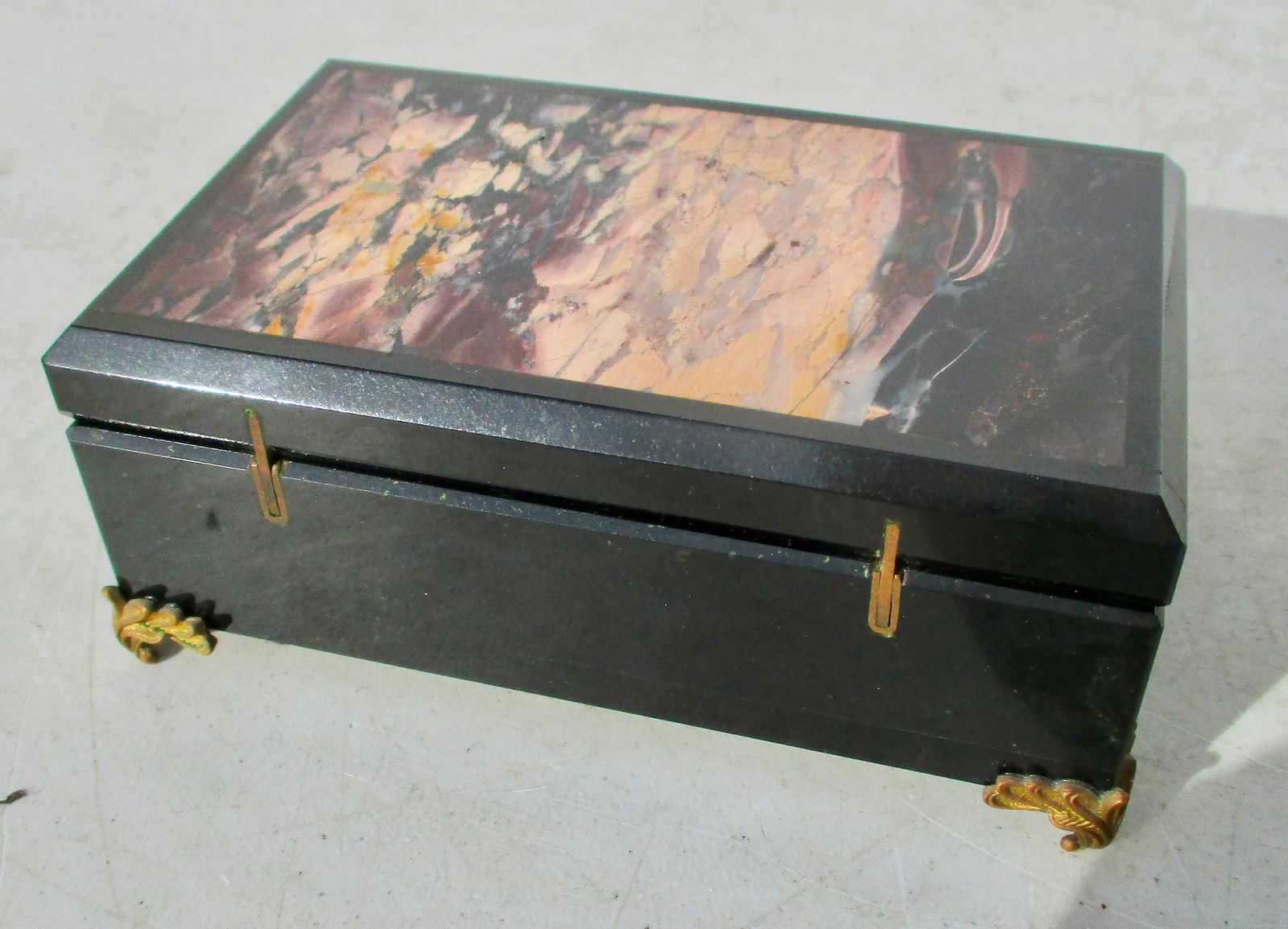 Lapidary Box With Jasper Top - 9