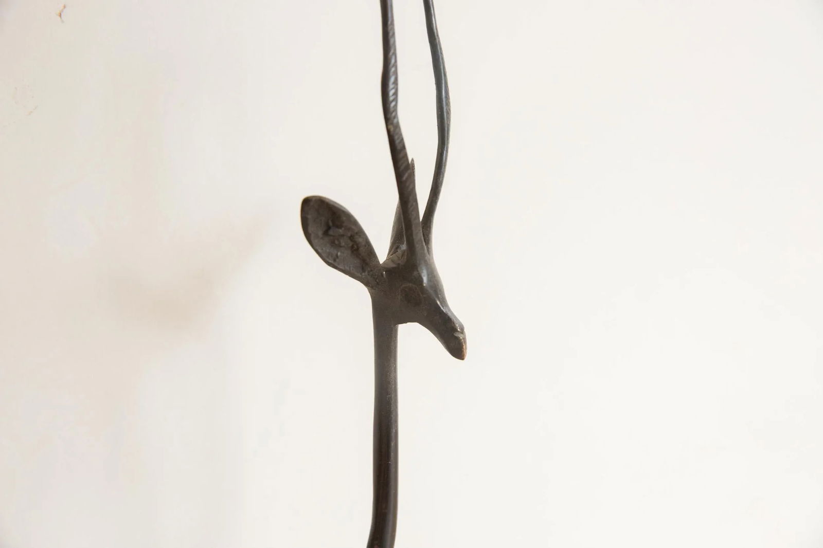 Medium Vintage African Gazelle Sculpture - 2