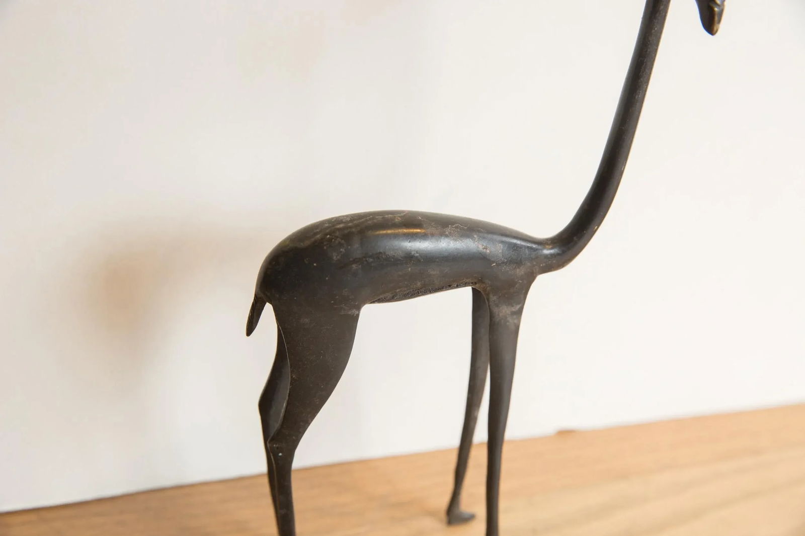 Medium Vintage African Gazelle Sculpture - 4