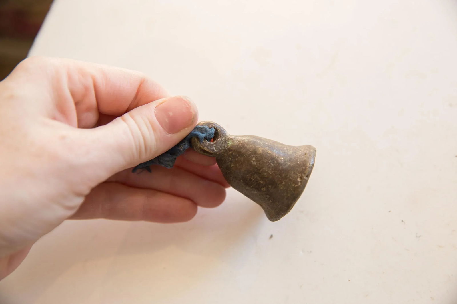 Vintage African Bronze Bell - 3