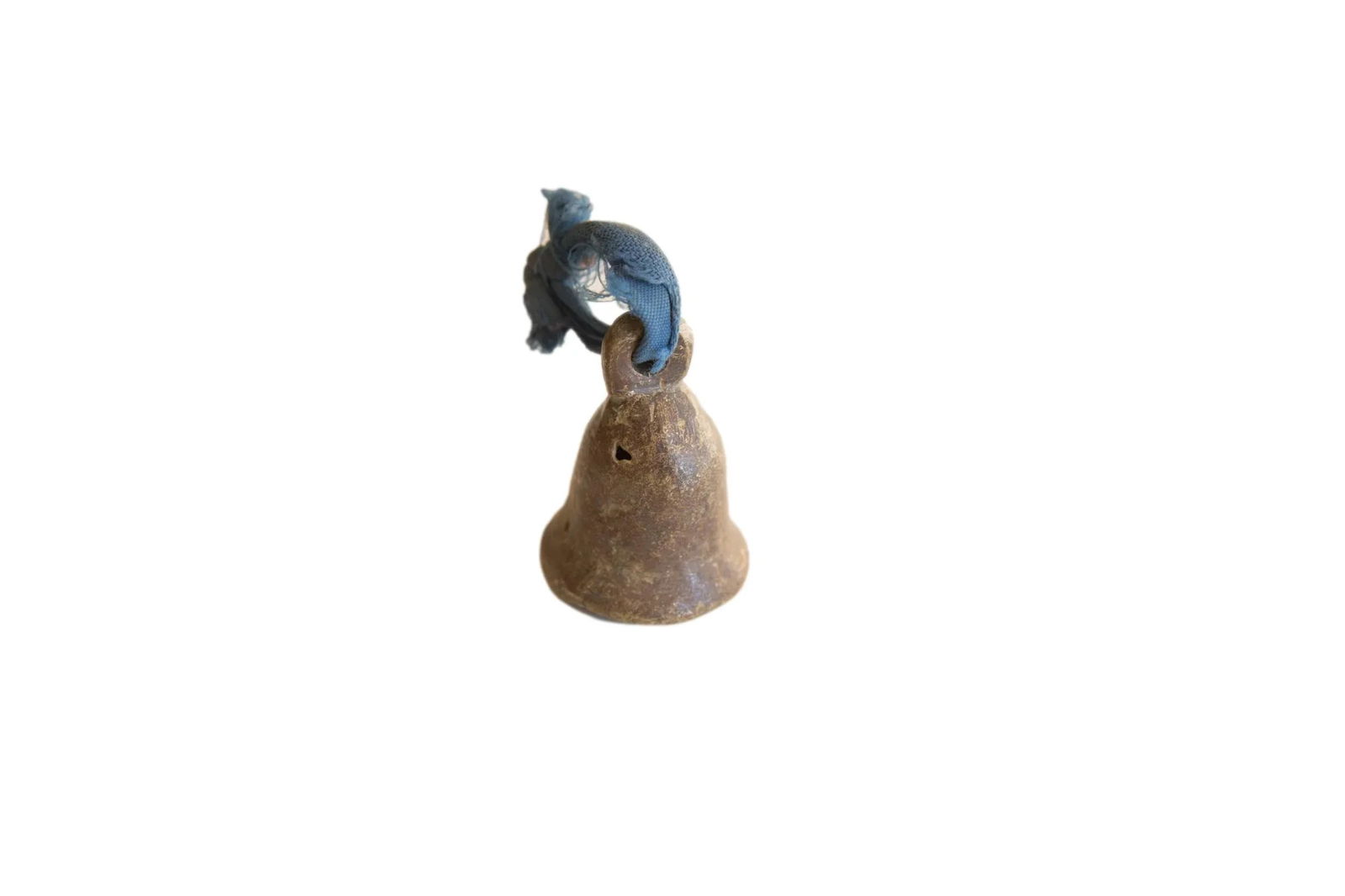 Vintage African Bronze Bell - 5