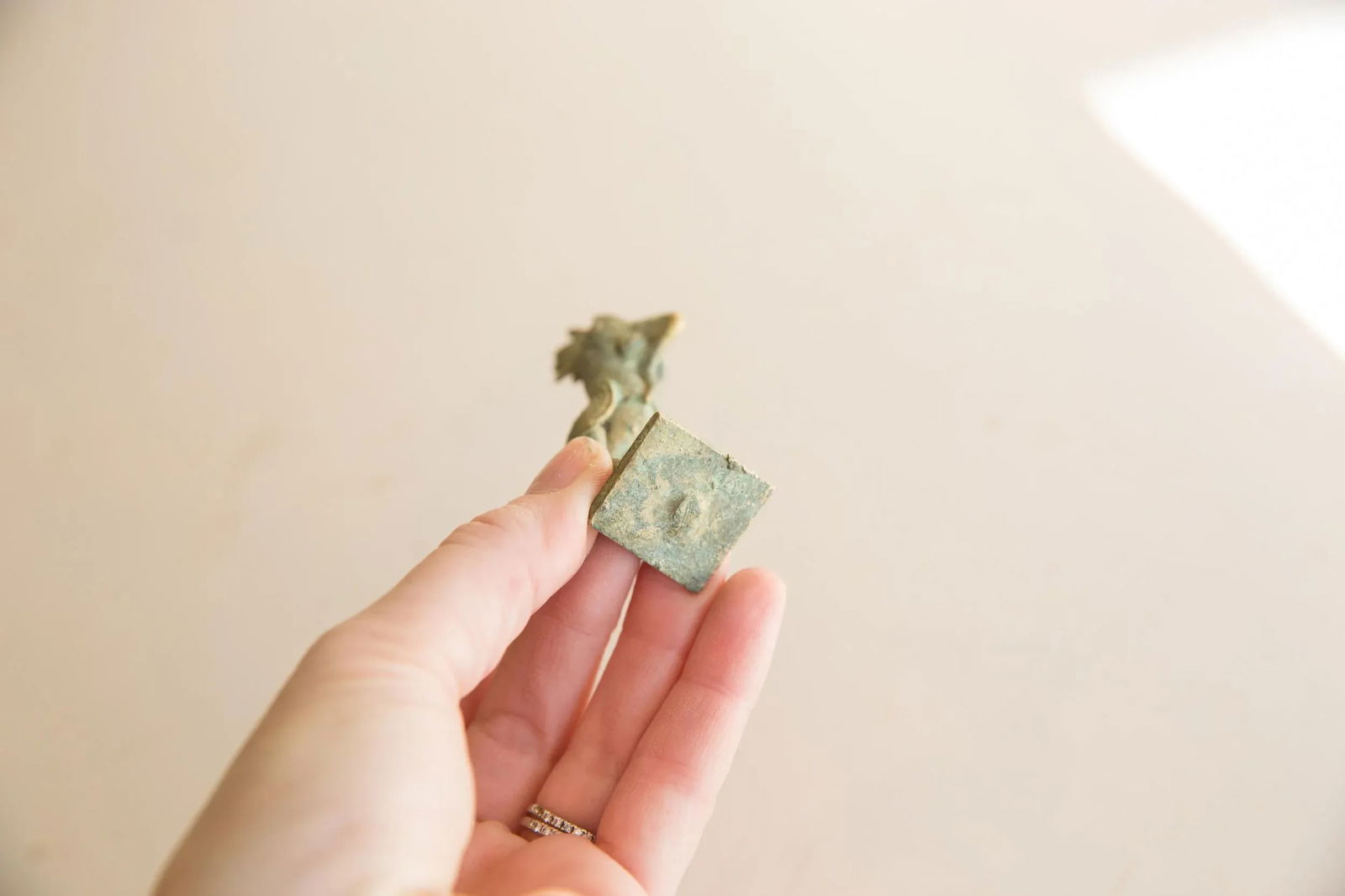 Vintage African Bronze Rooster - 2