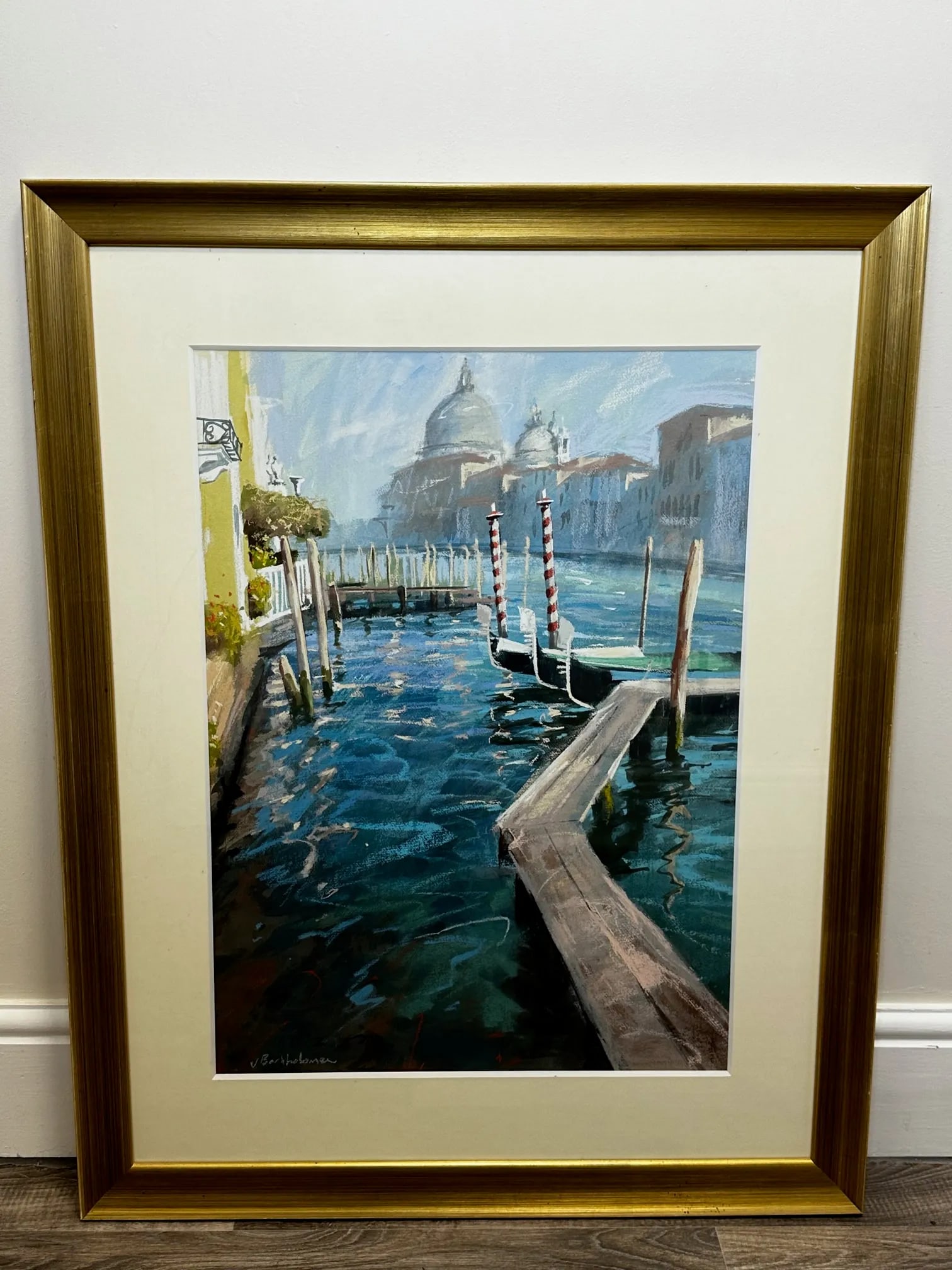 Early 21st Century Marine Painting "The Grand Canal & San Salute" by James Bartholomew Rsma - 13