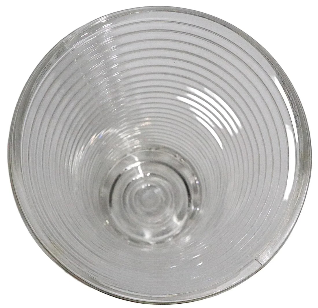 Depression Glass Manhattan Pattern Glass Vase by Anchor Hocking C. 1930's - 2