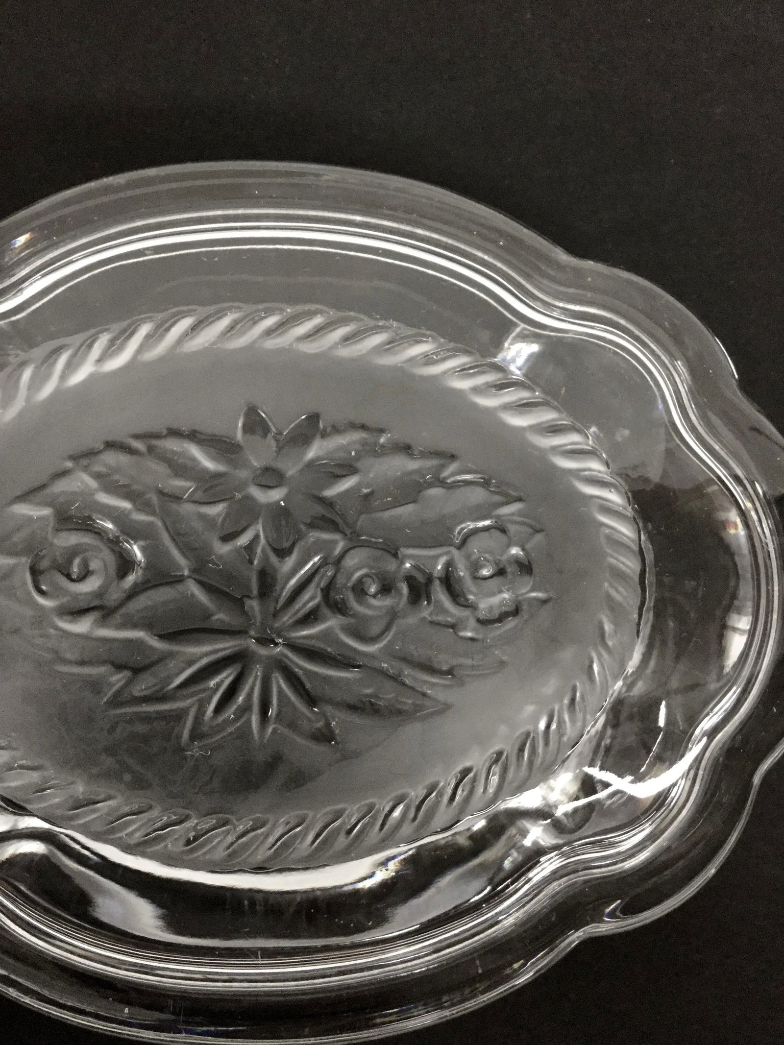 Crystal Covered Trinket Dish - 3