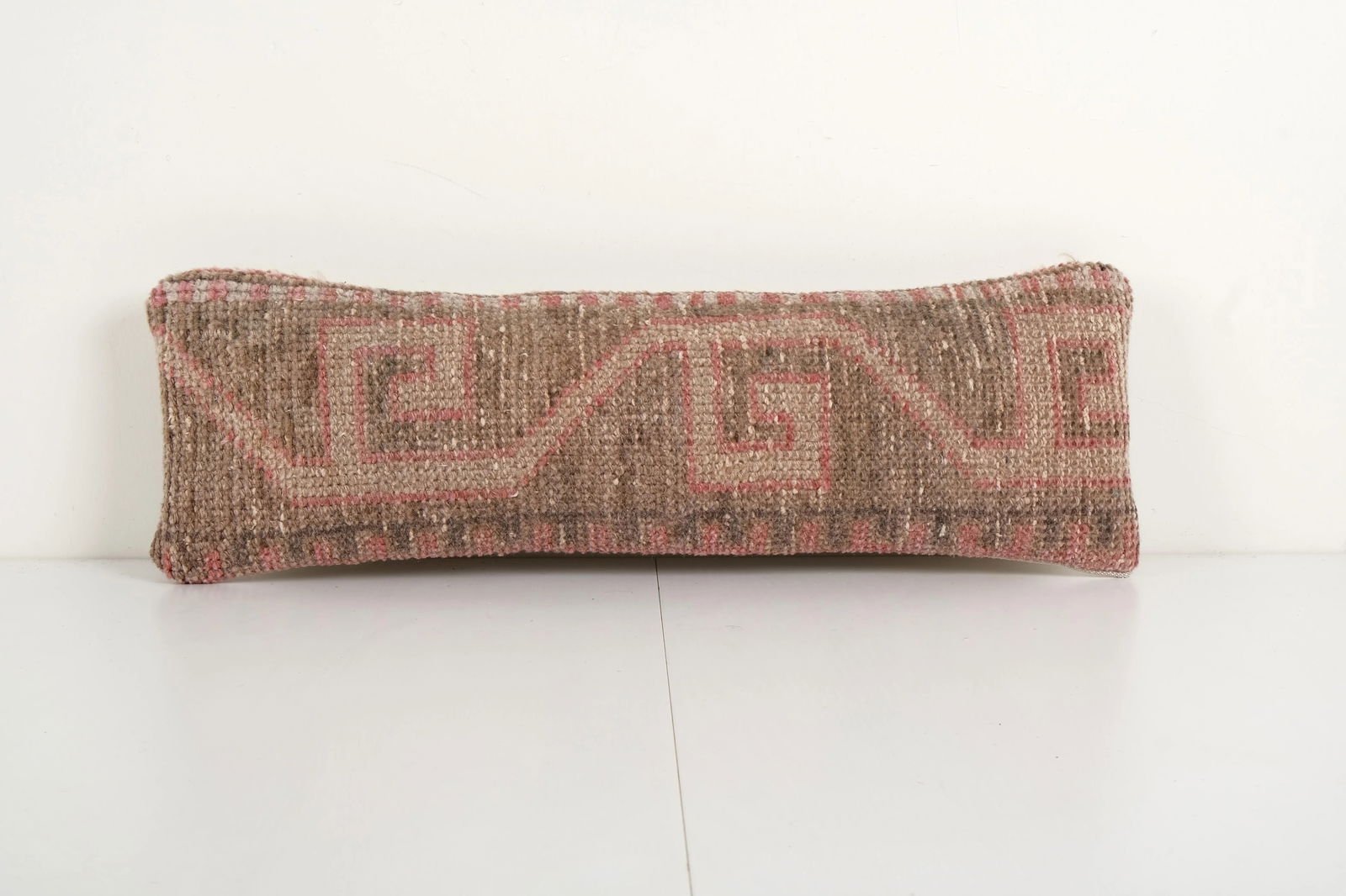 Turkish Brown Rug Pillow Cover - 5