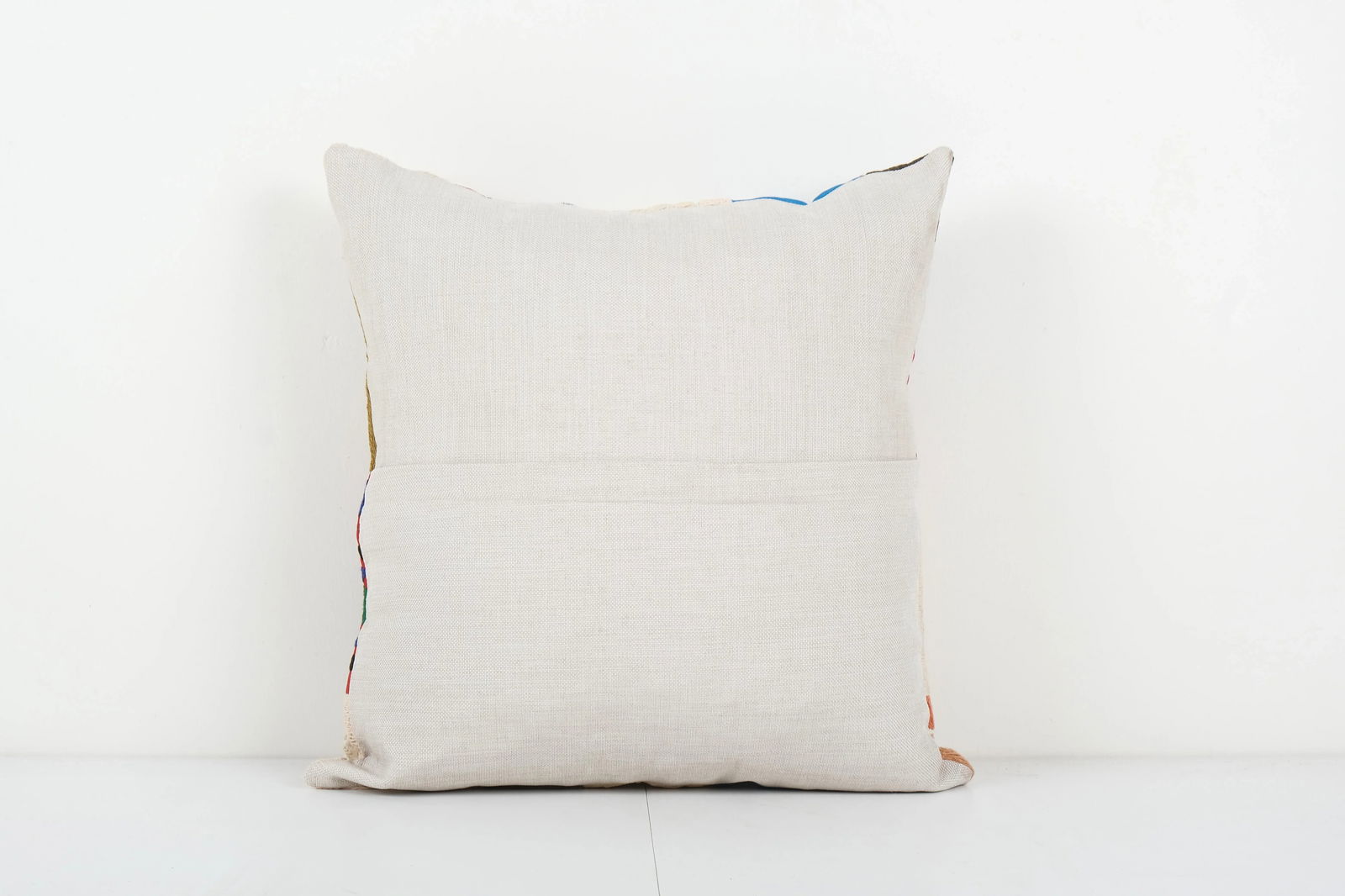 Suzani Pillow Case Fashioned From a 19th Century Suzani From Uzbekistan - 4