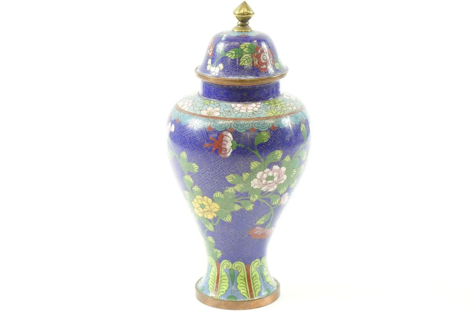 Late 19th Century Chinese Cloisonne Vase - 4