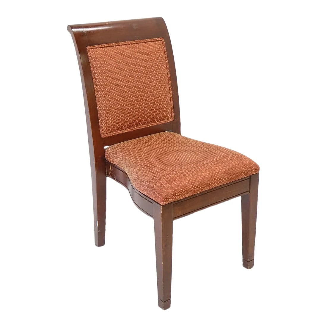 Vintage Mahogany Chair With Fabric Upholstery (1 of 9)