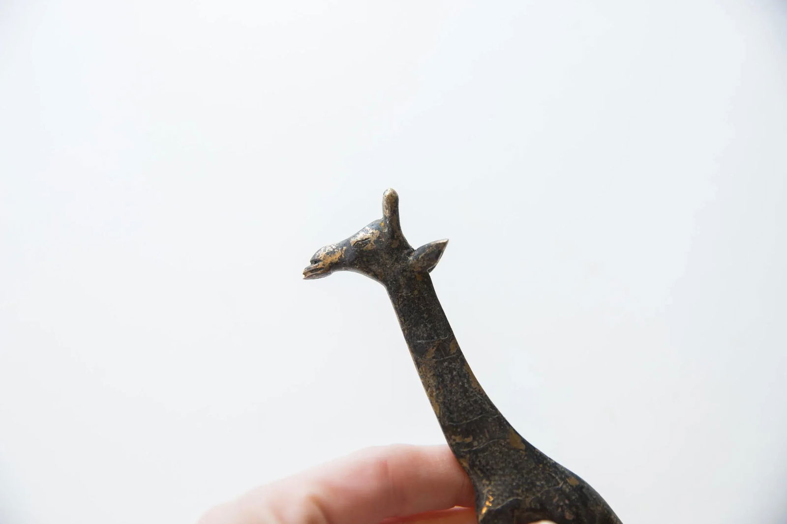 Vintage Bronze African Giraffe - 2